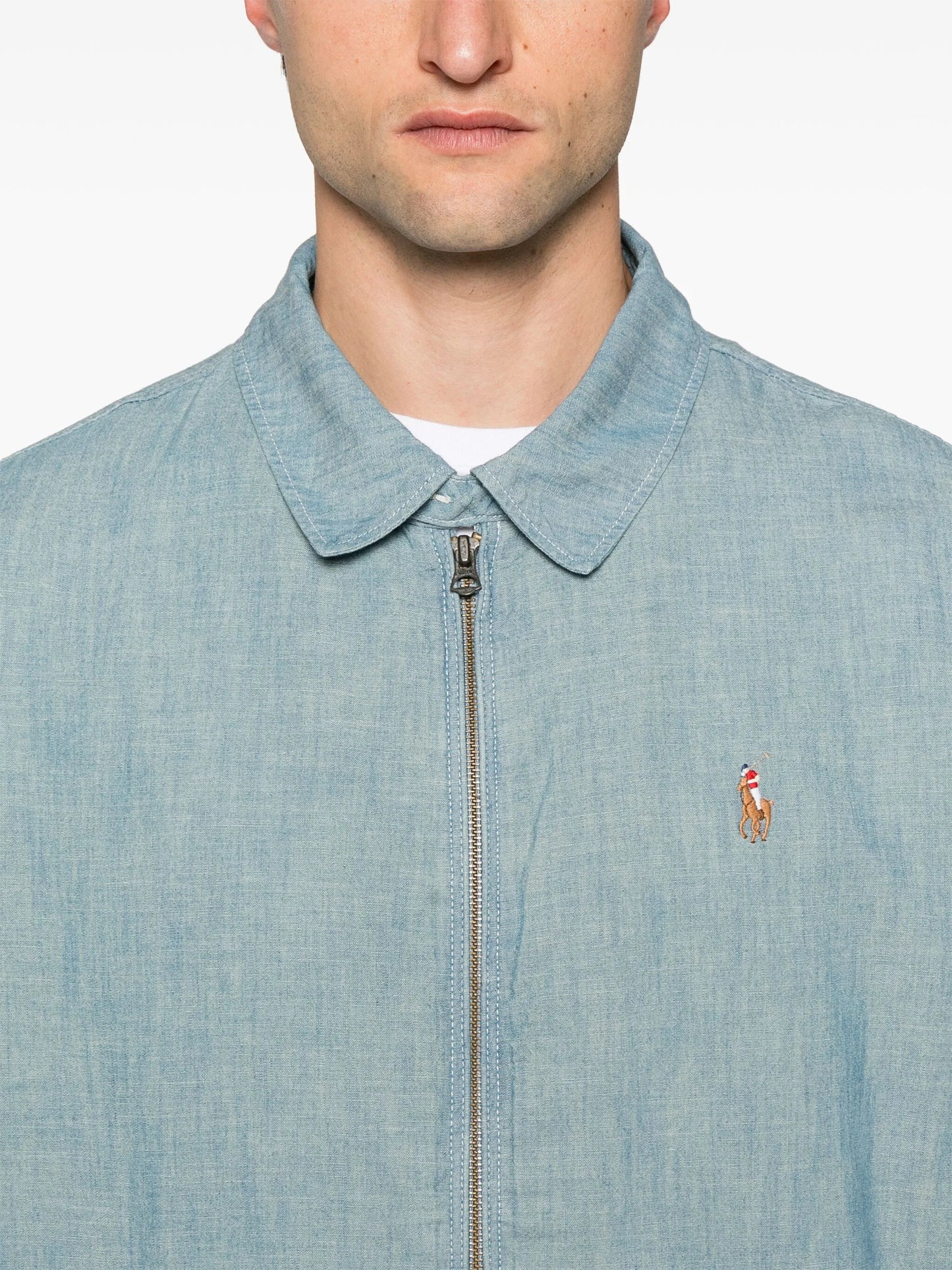 Polo Pony-motif shirt jacket