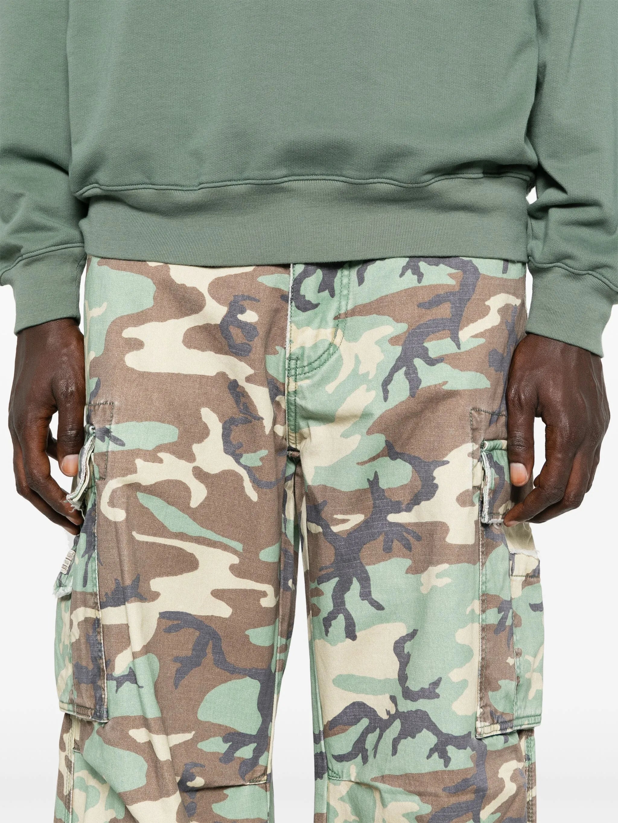 camouflage cargo pants