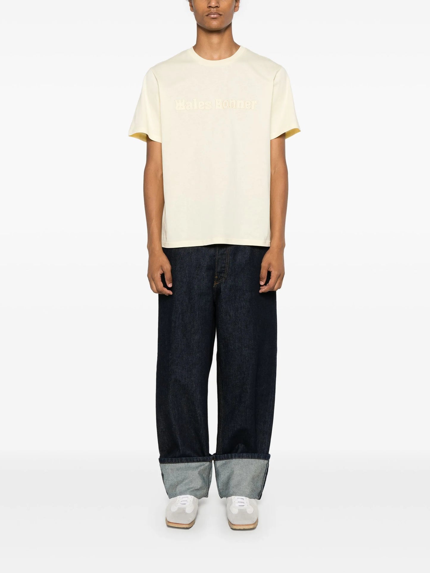 logo-patch cotton T-shirt