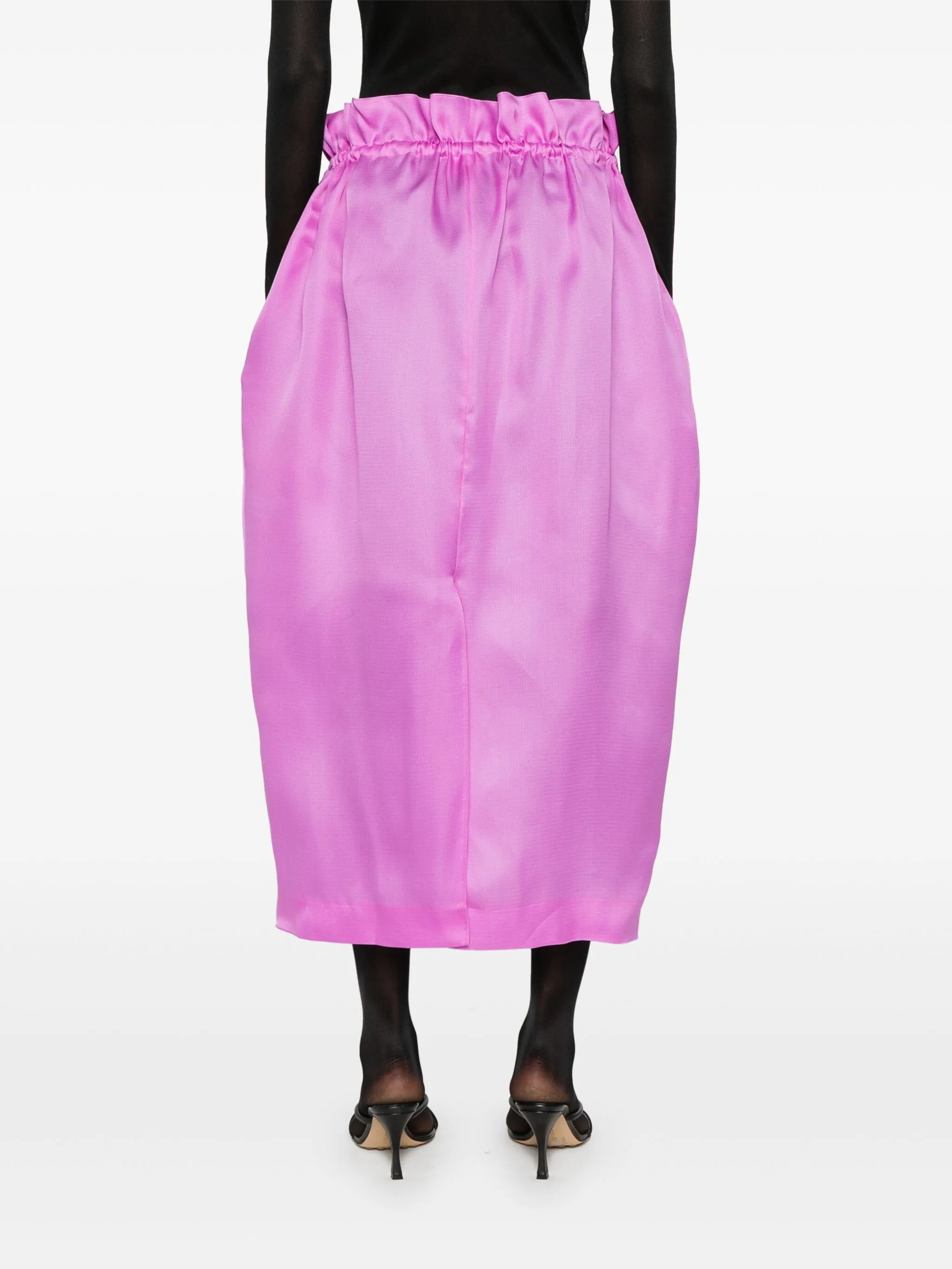 The Ember silk skirt