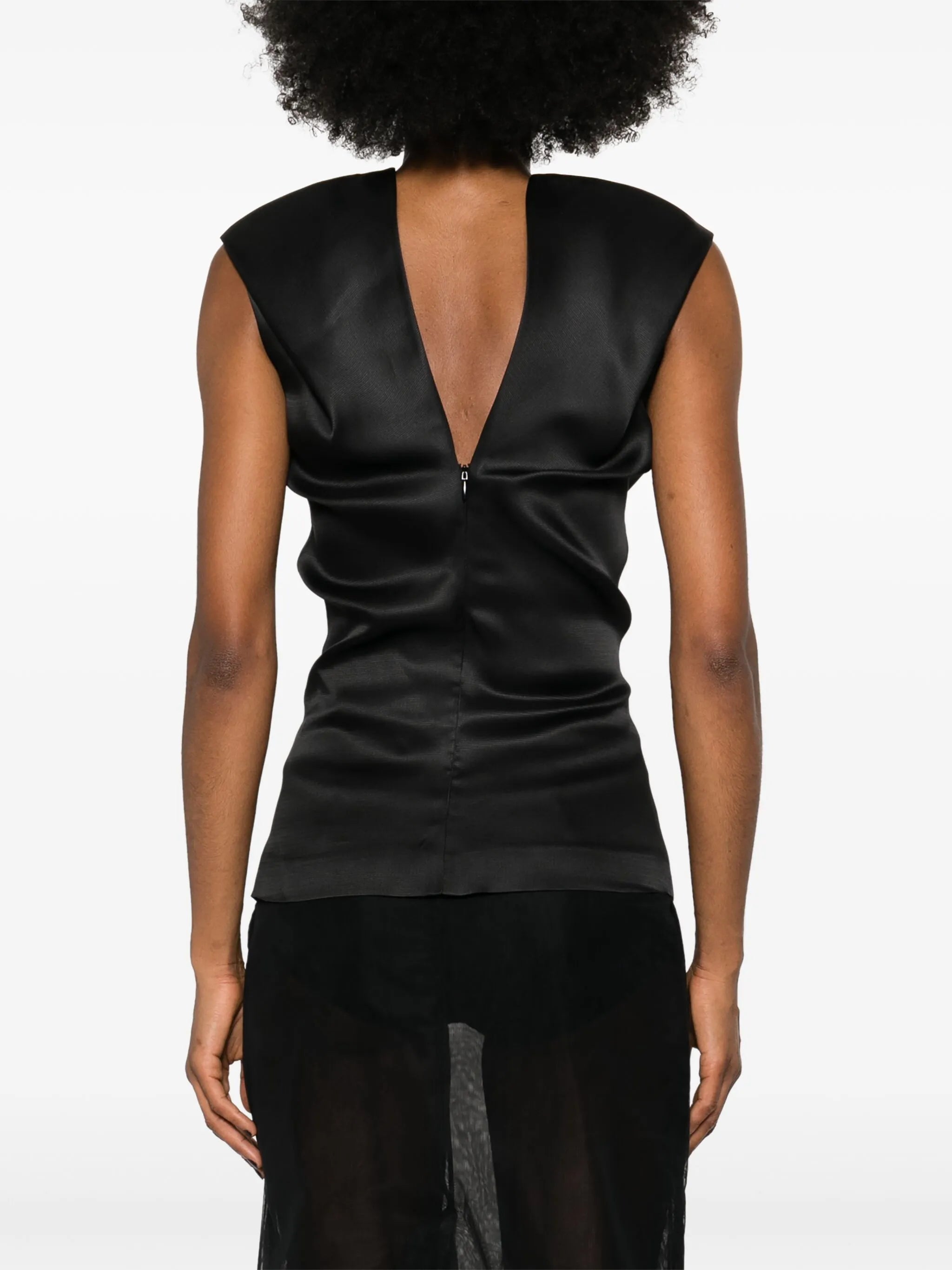 Ami silk blouse