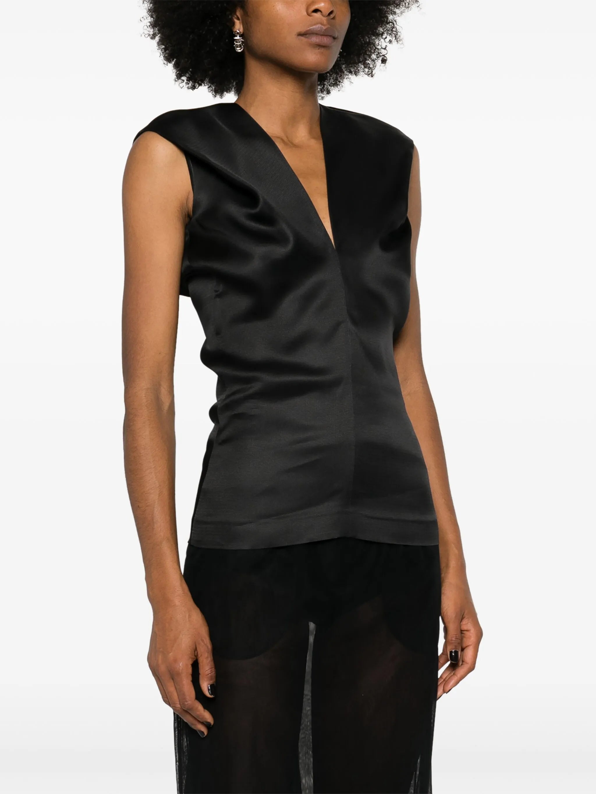 Ami silk blouse