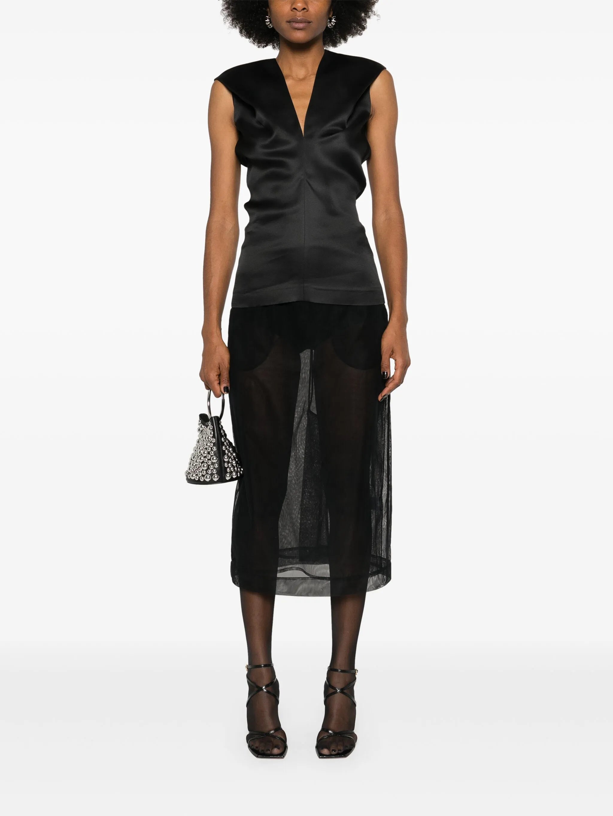 Ami silk blouse