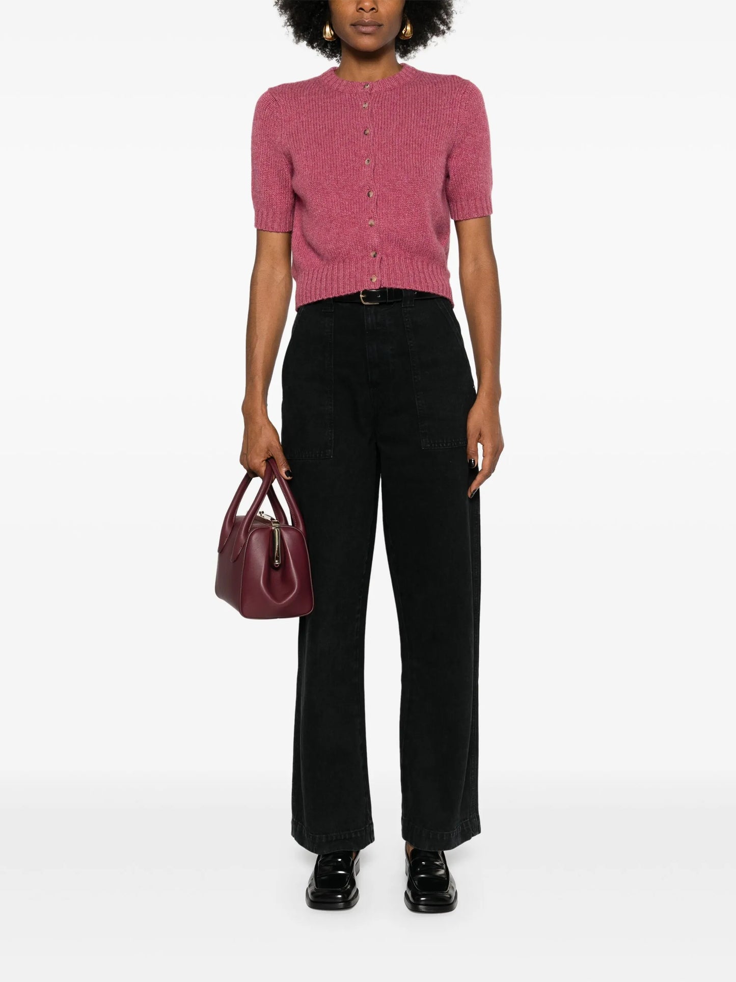 Hewitt high-rise wide-leg jeans