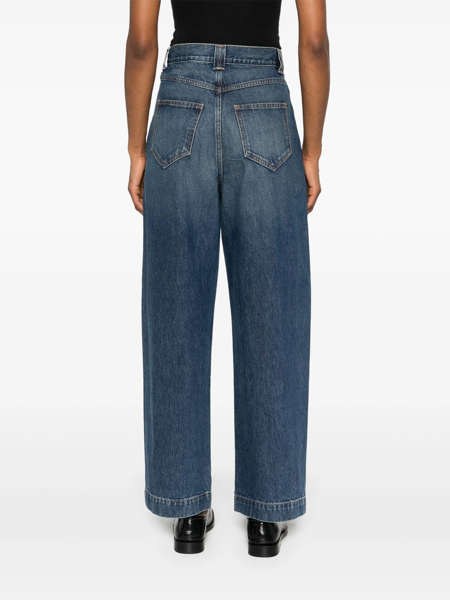 Hewitt high-rise wide-leg jeans