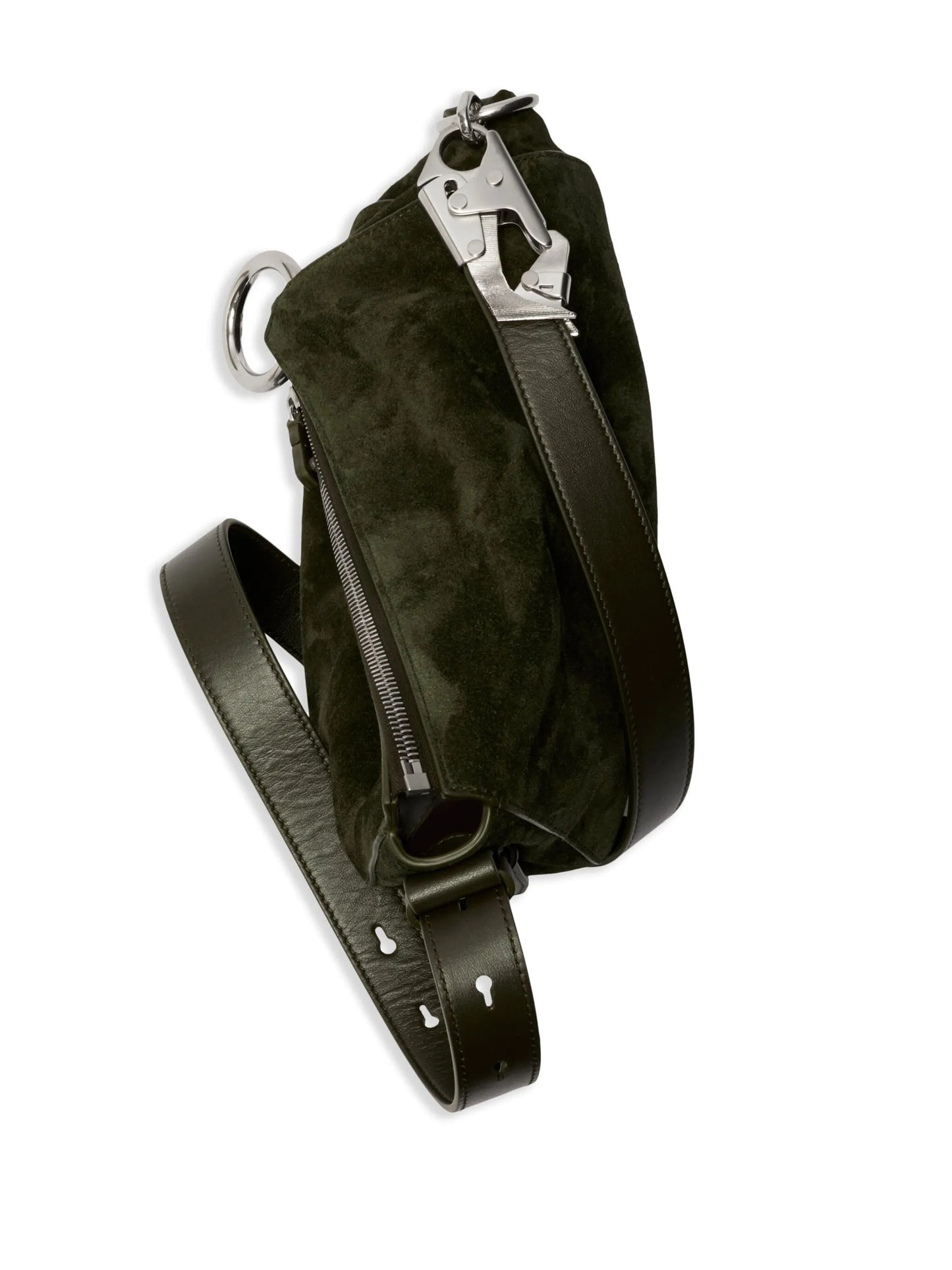 small suede shoulder bag