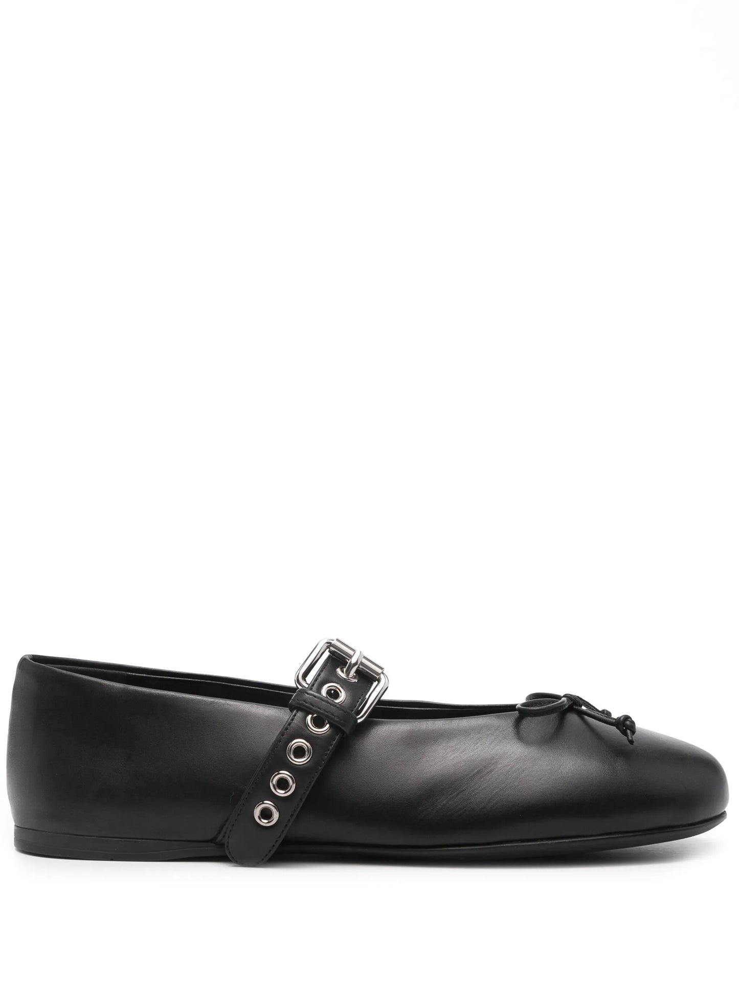 leather ballerina shoes