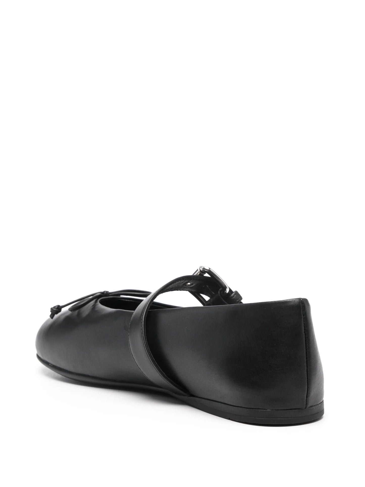 leather ballerina shoes