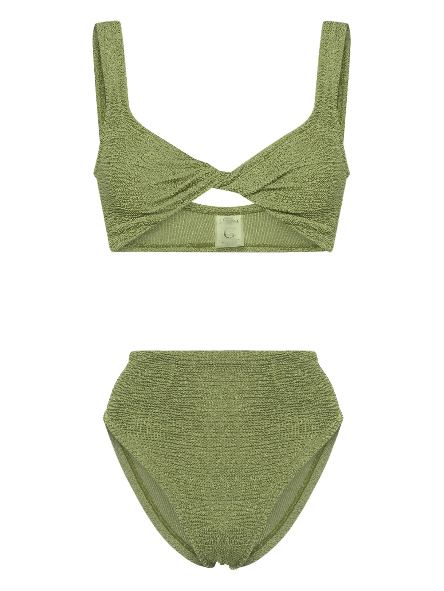 Jamie twist-detail bikini set