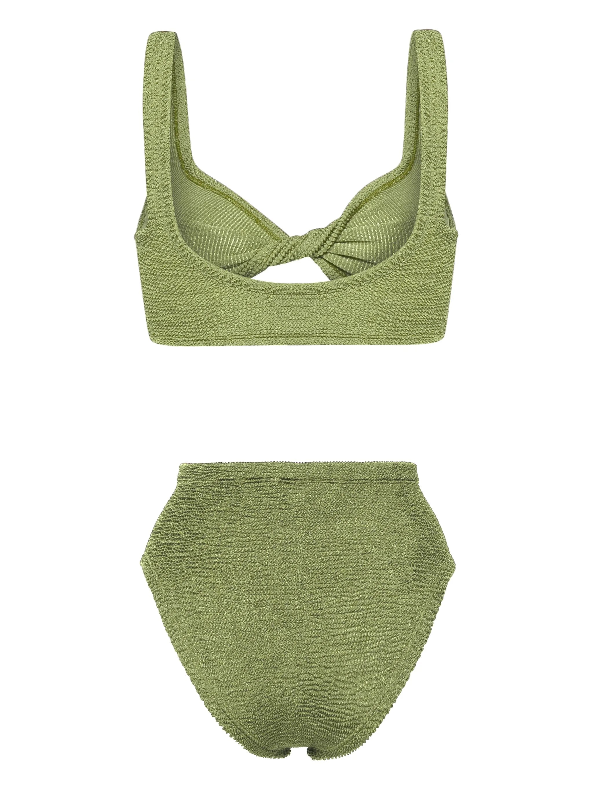 Jamie twist-detail bikini set