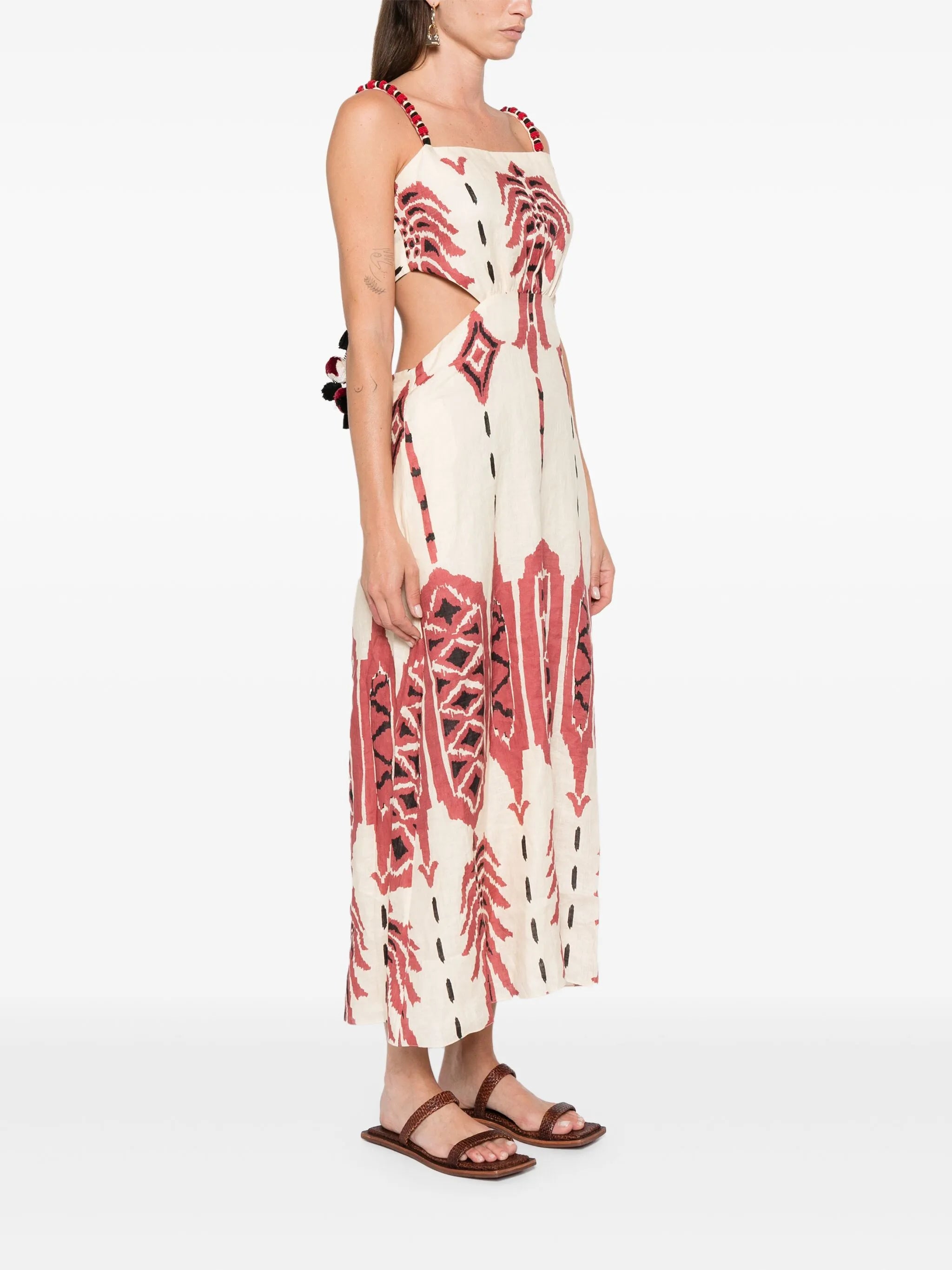 Palm Of Tiahuanaco maxi dress