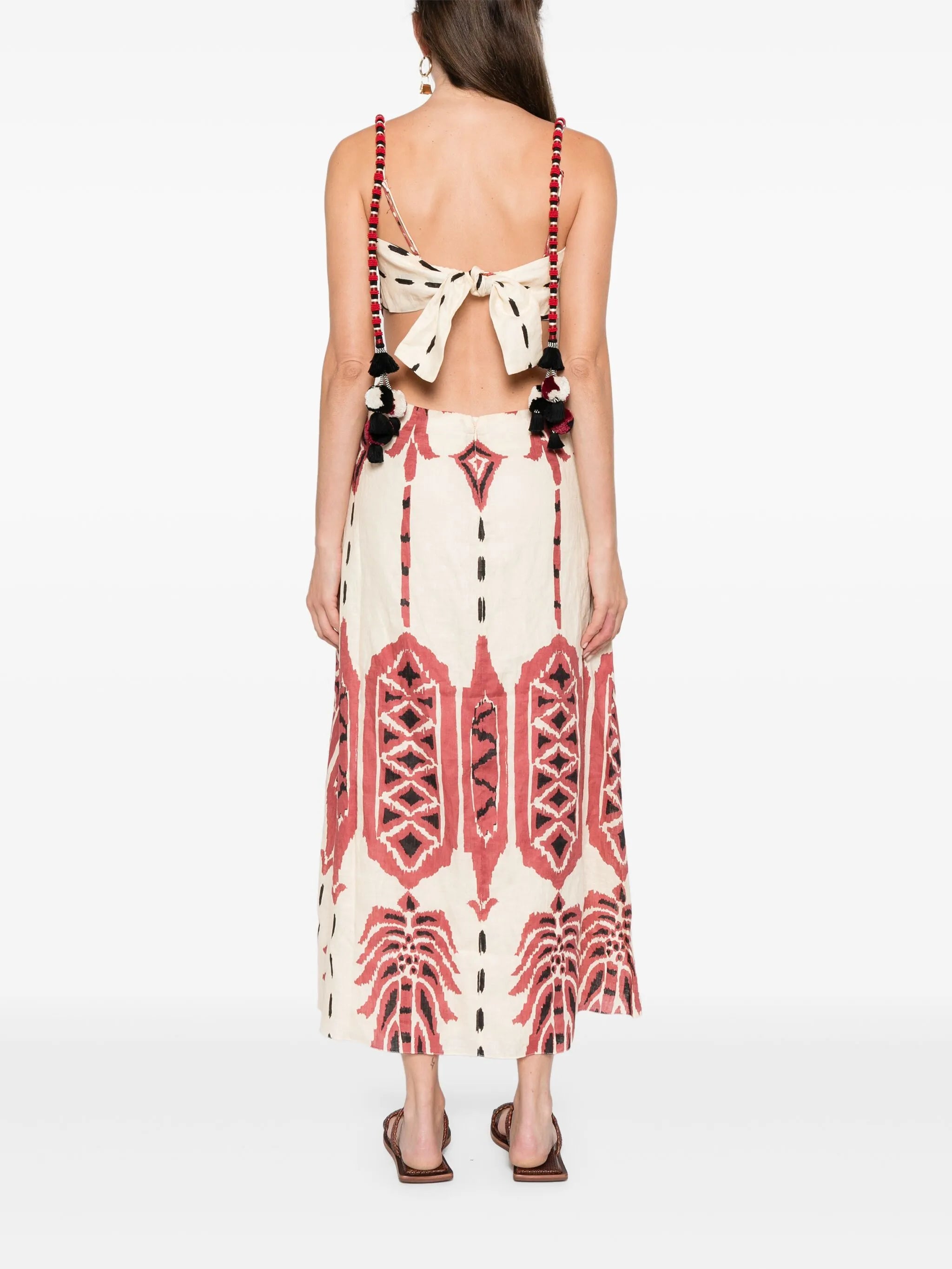 Palm Of Tiahuanaco maxi dress