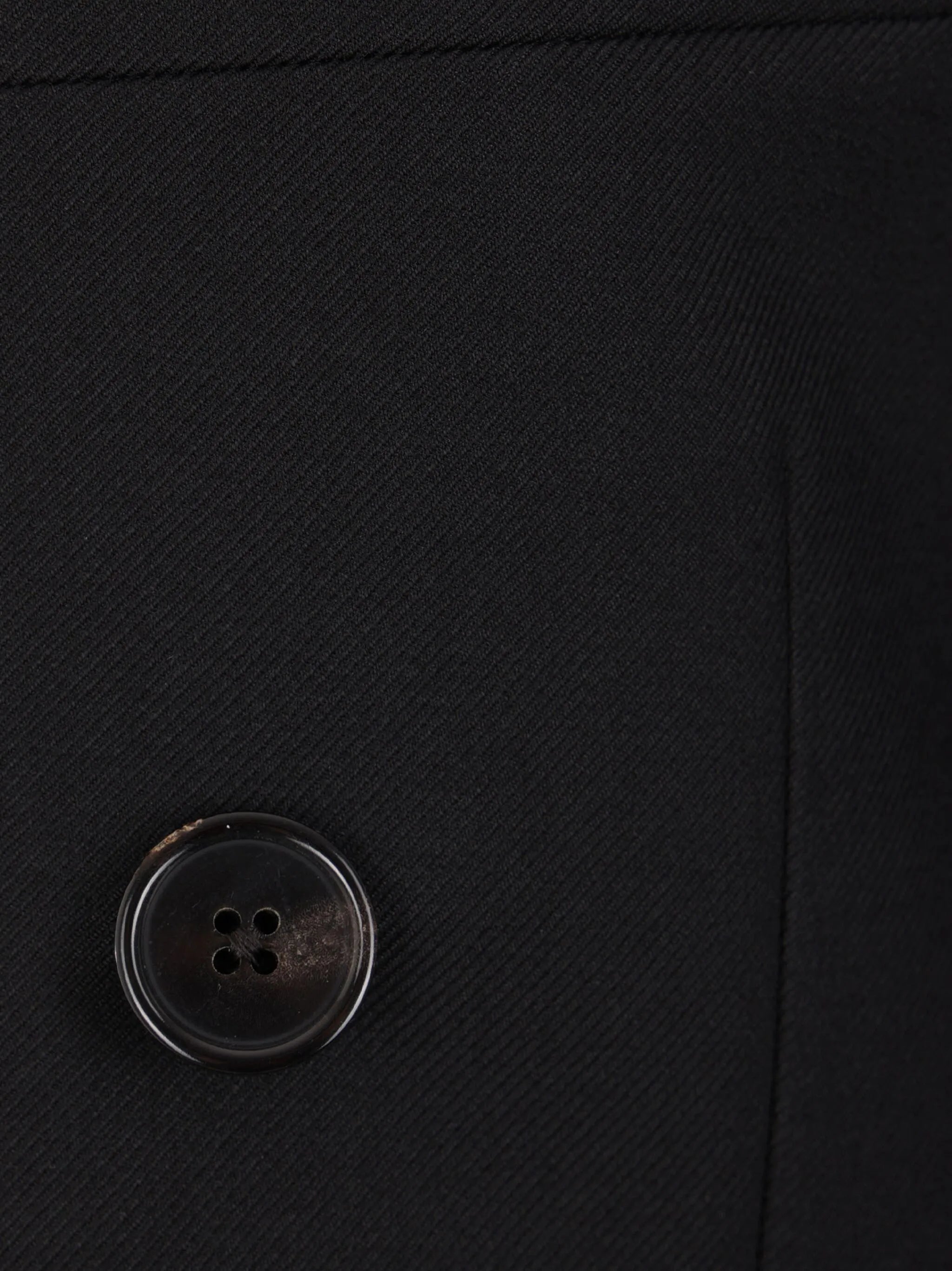 double-breasted wool coat