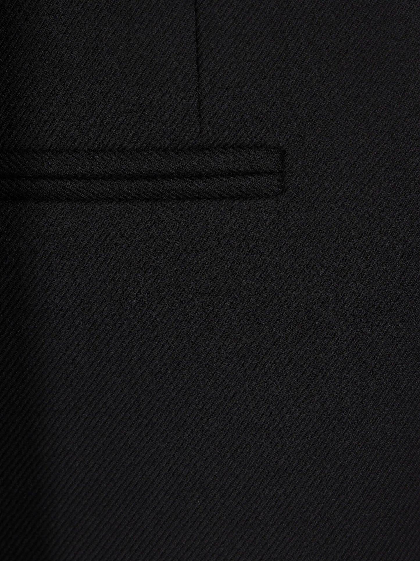 double-breasted wool coat