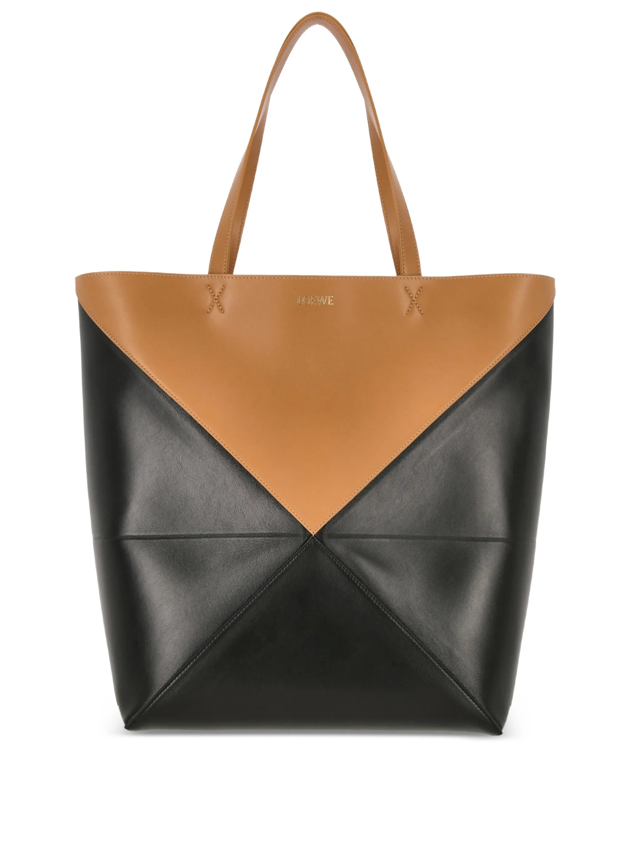 XL Puzzle Fold leather tote bag