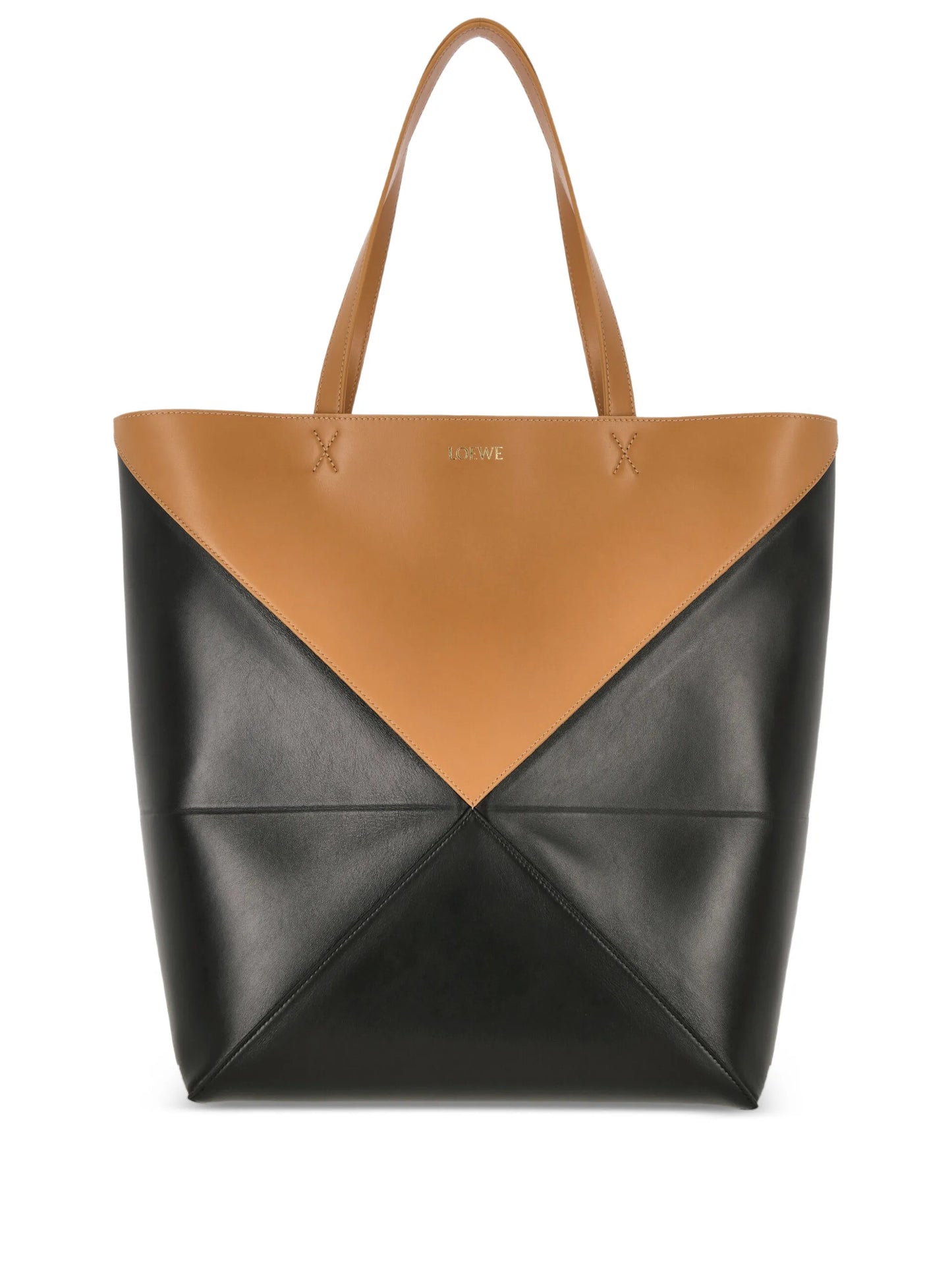 XL Puzzle Fold leather tote bag