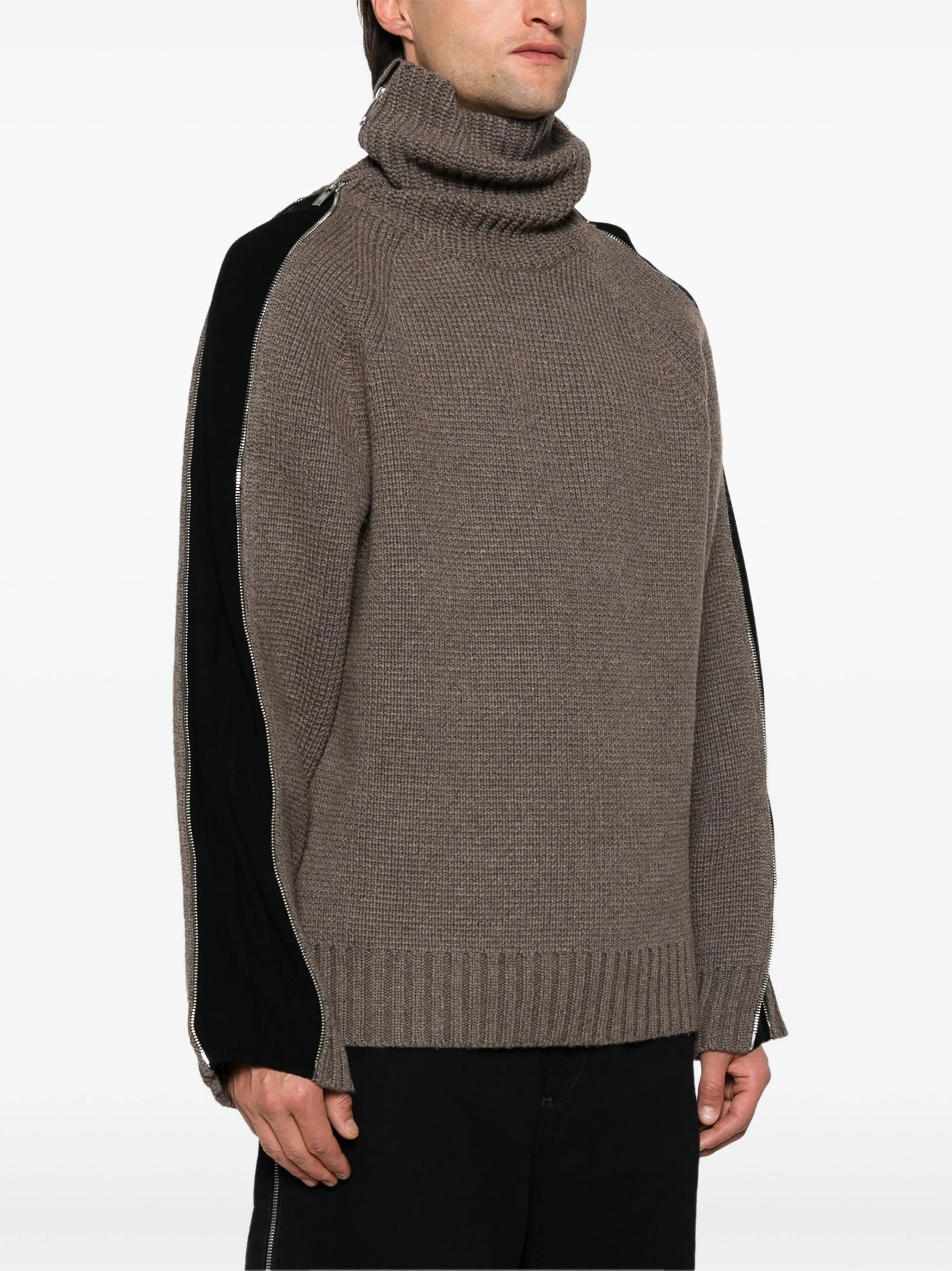 roll-neck sweater