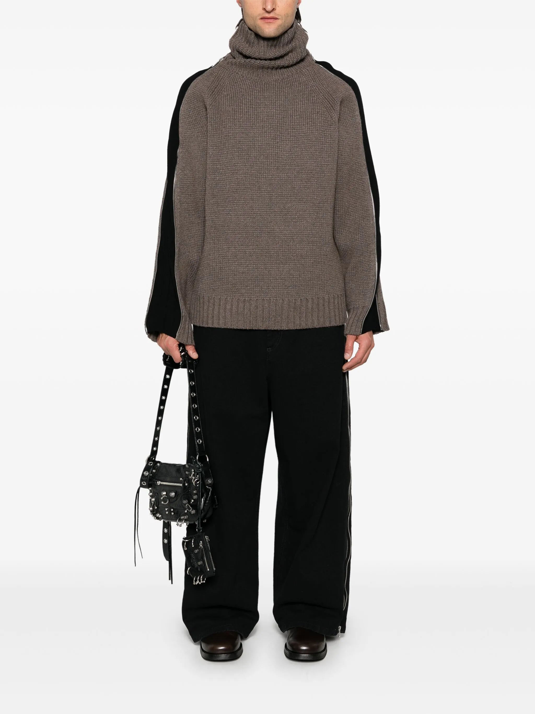 roll-neck sweater