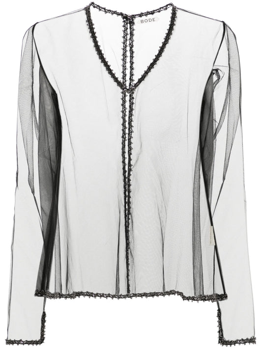 Odrira sheer top