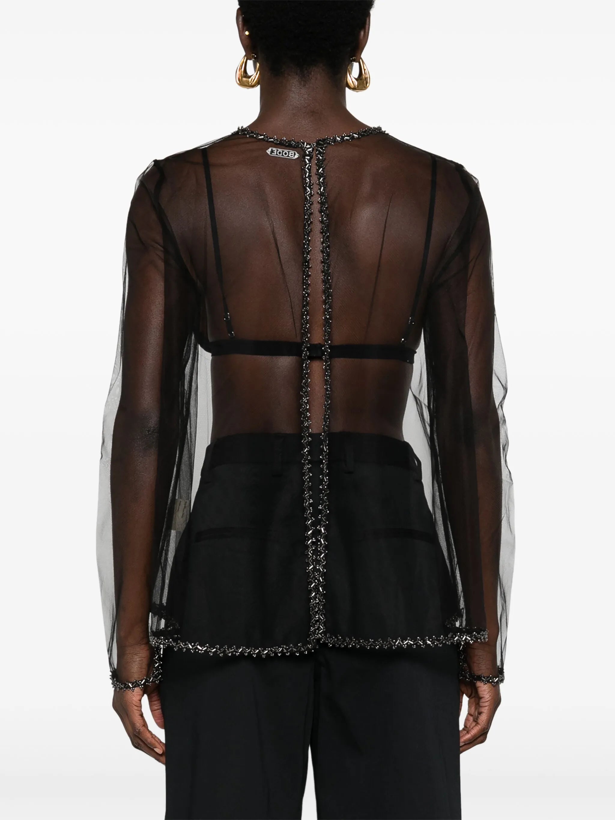 Odrira sheer top