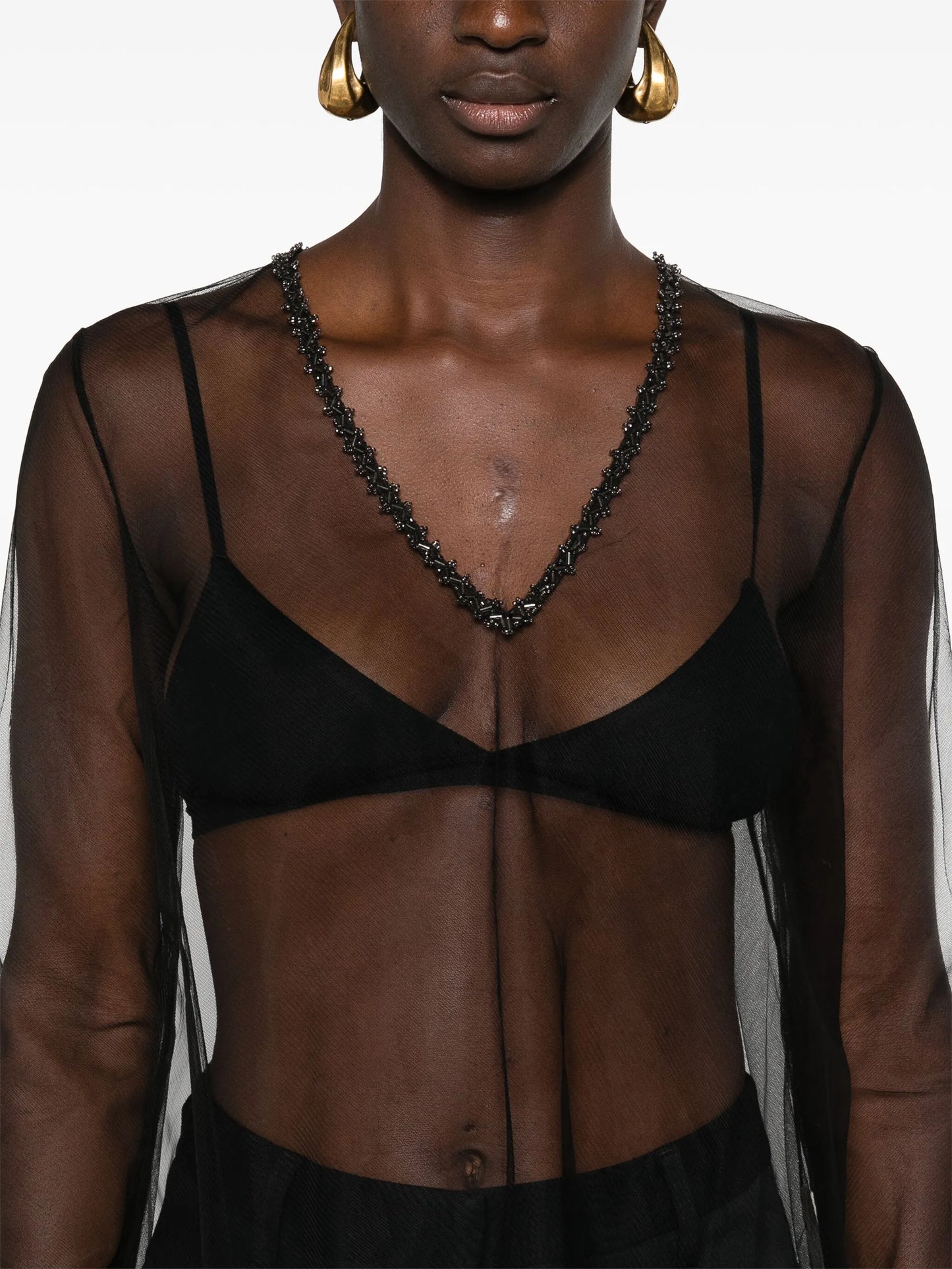 Odrira sheer top
