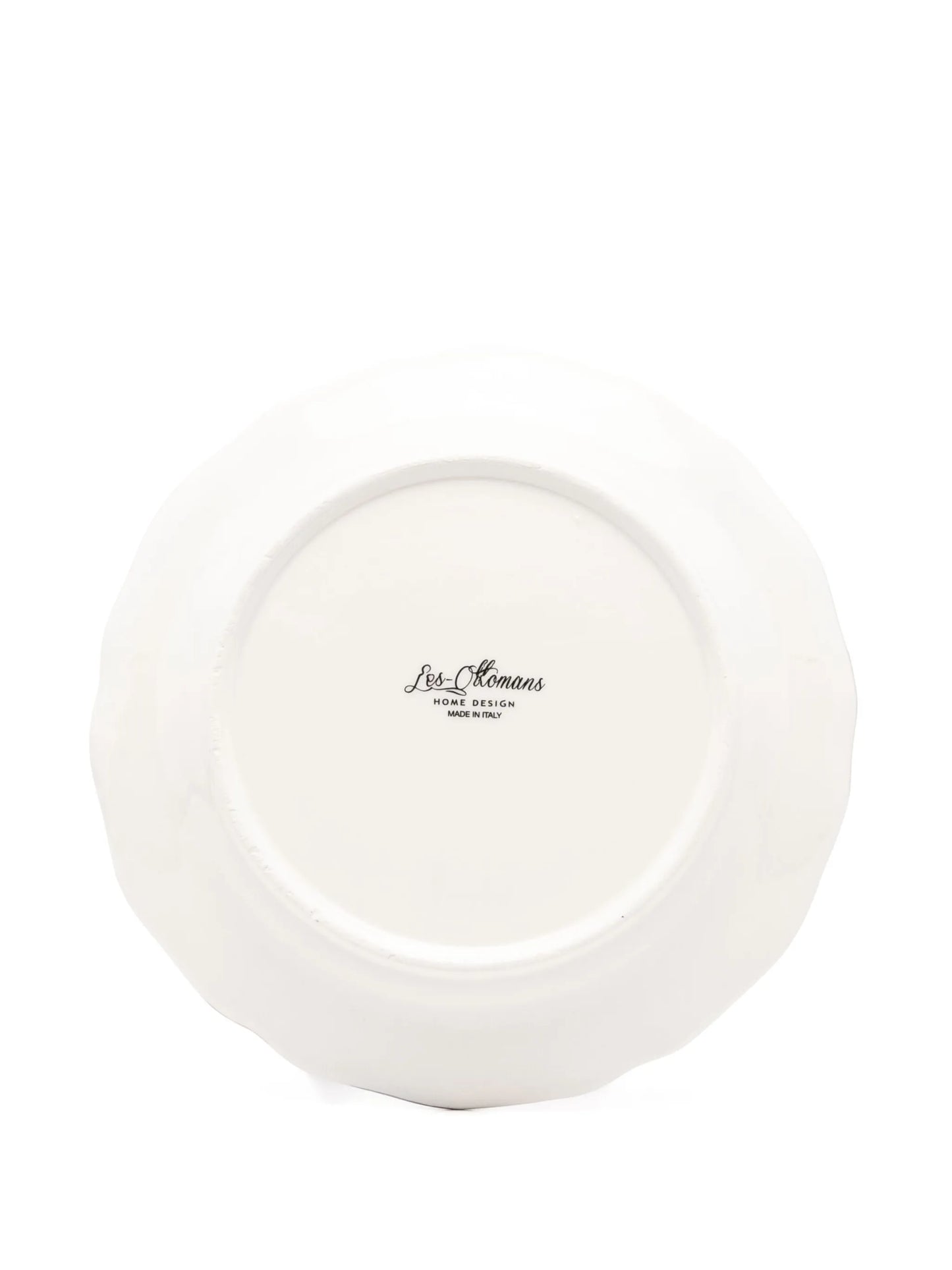 striped ceramic plate (set of two)
