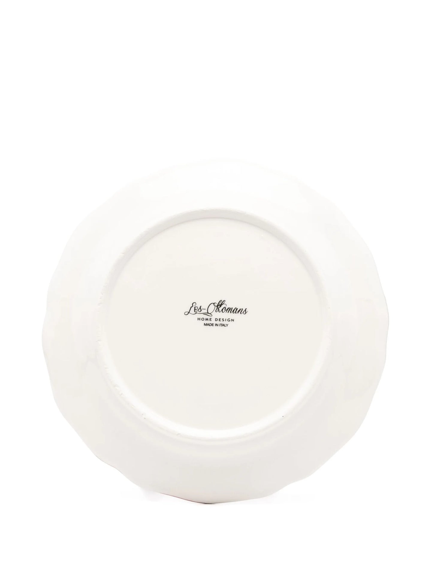 striped ceramic plate (set of two)