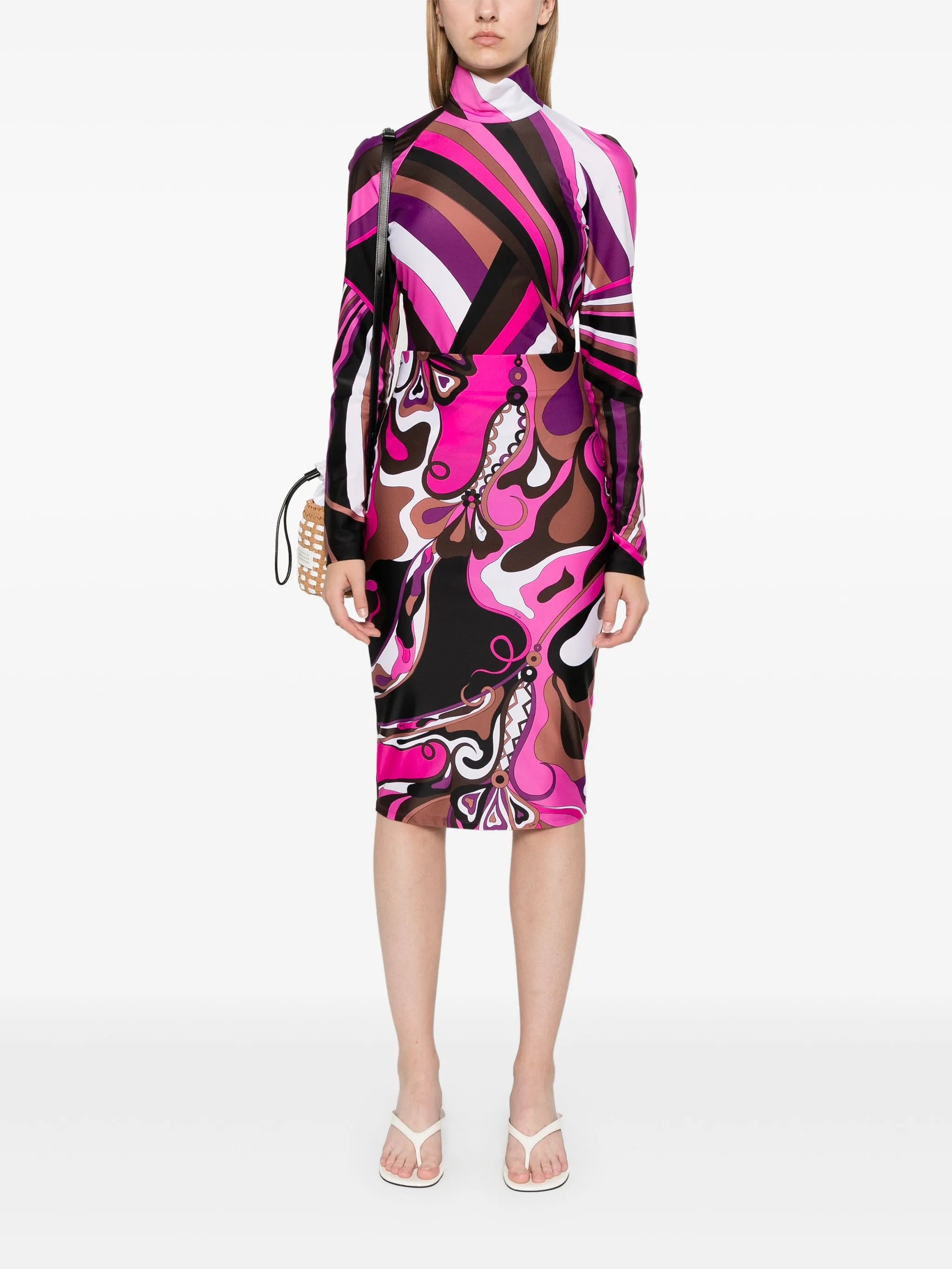 Iride-print top