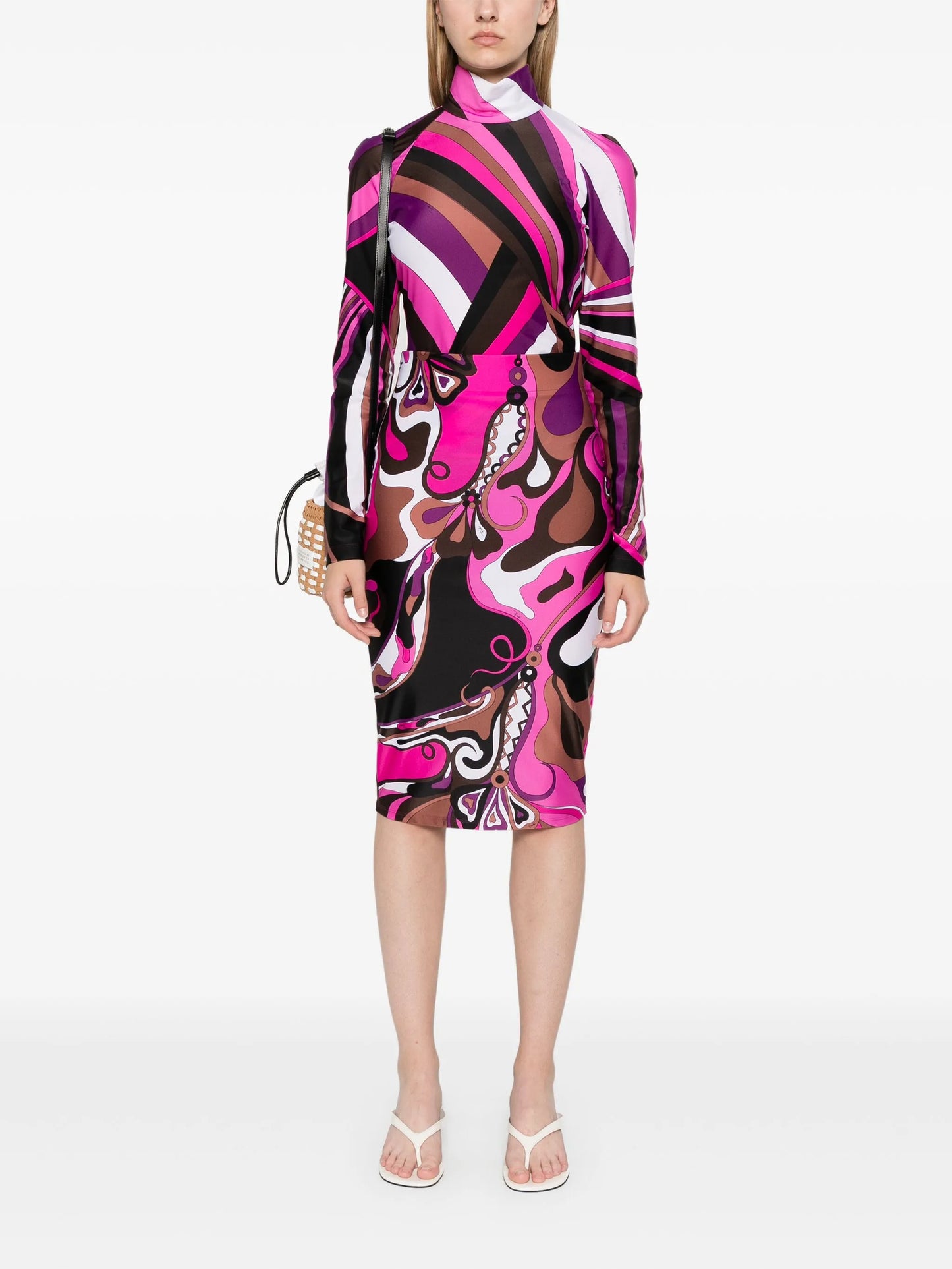 Iride-print top