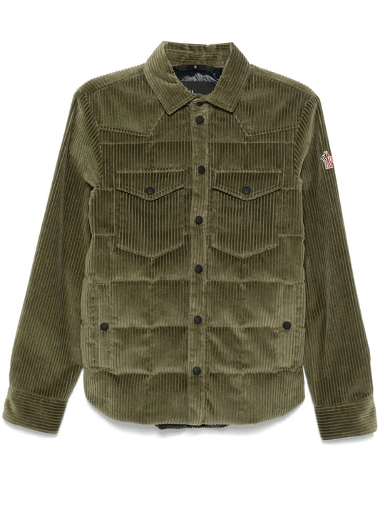 Gelt down shirt jacket
