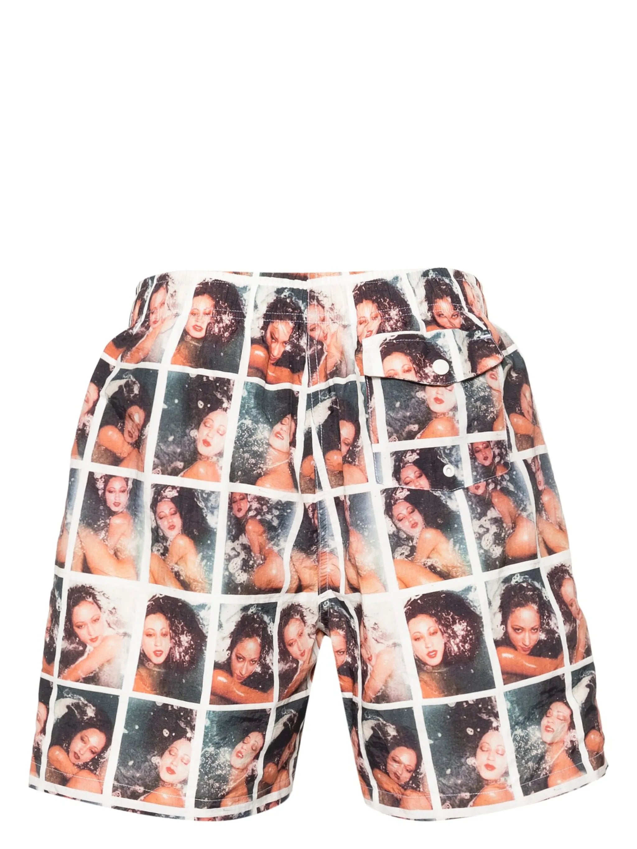 x Antonio Lopez photograph-print swim shorts