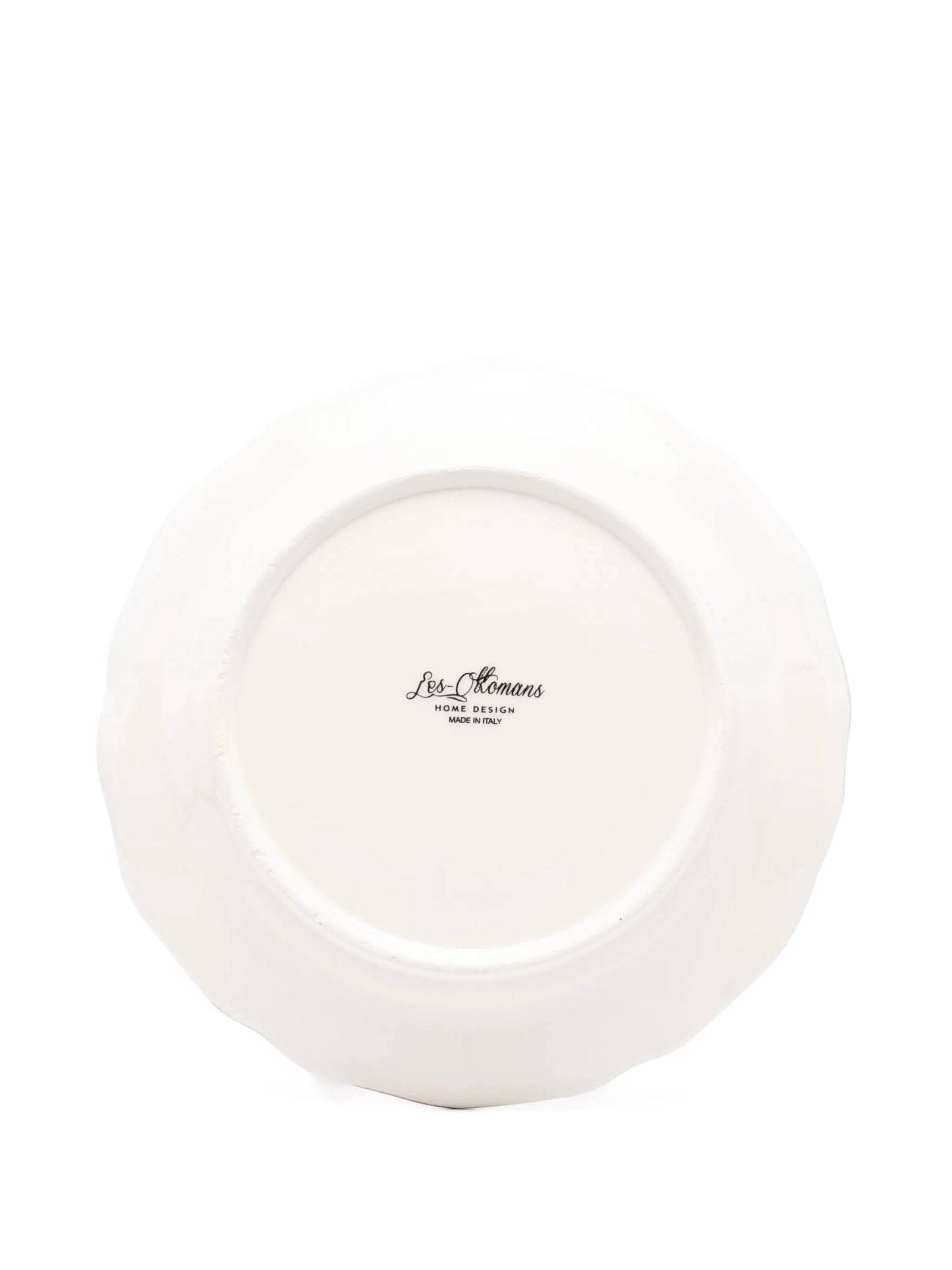 striped ceramic plate (set of two)