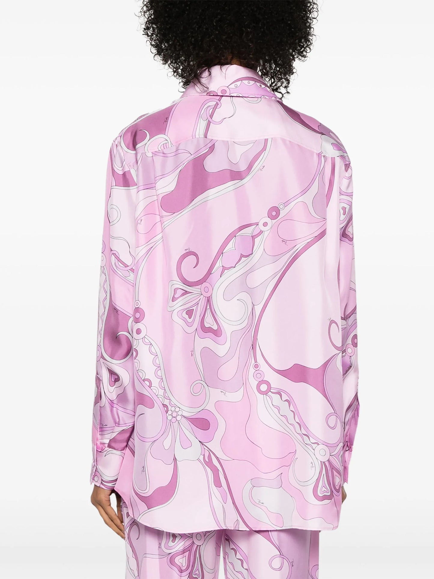 Orchidee-print shirt