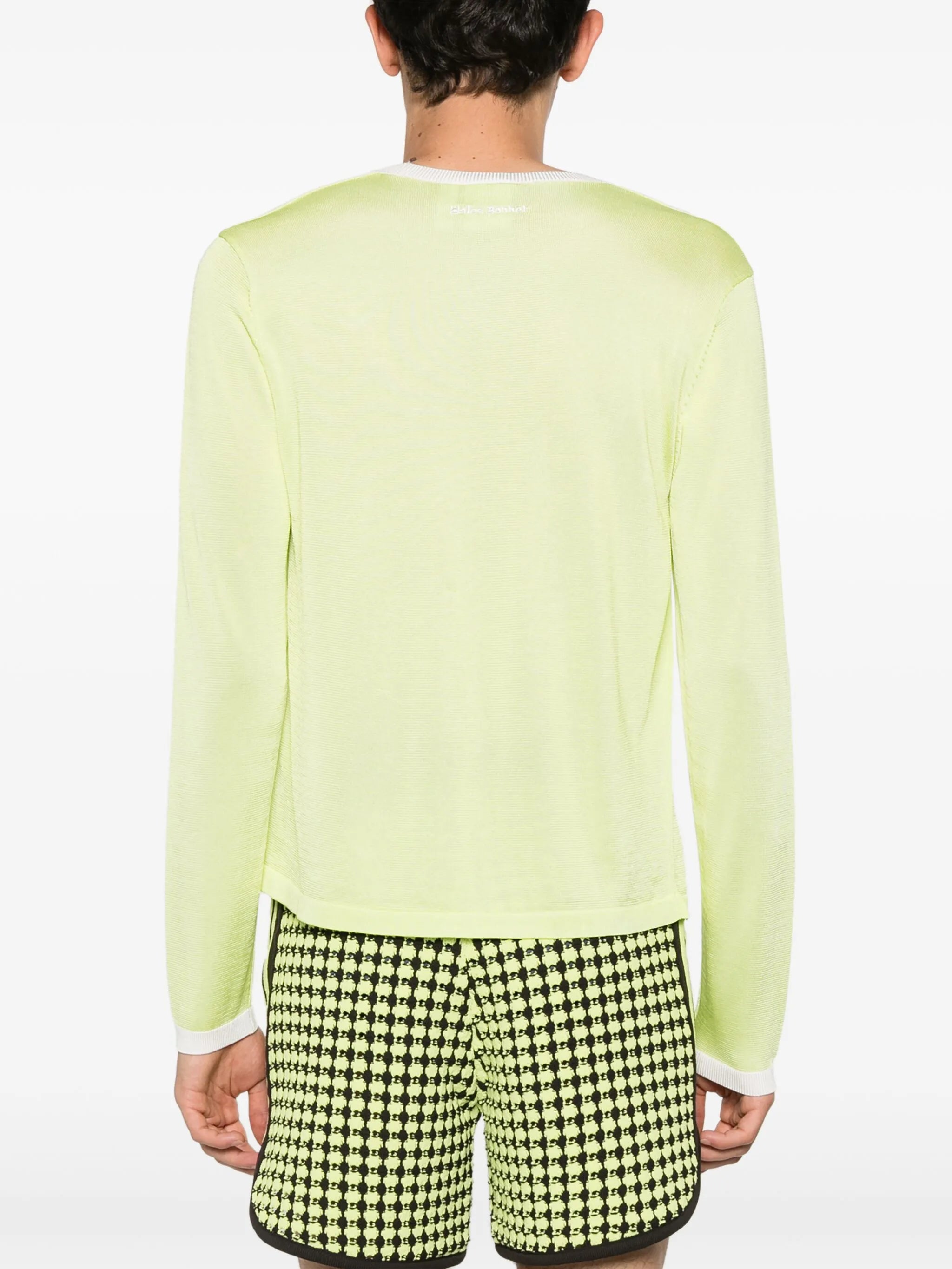 x Wales Bonner fine-knit top