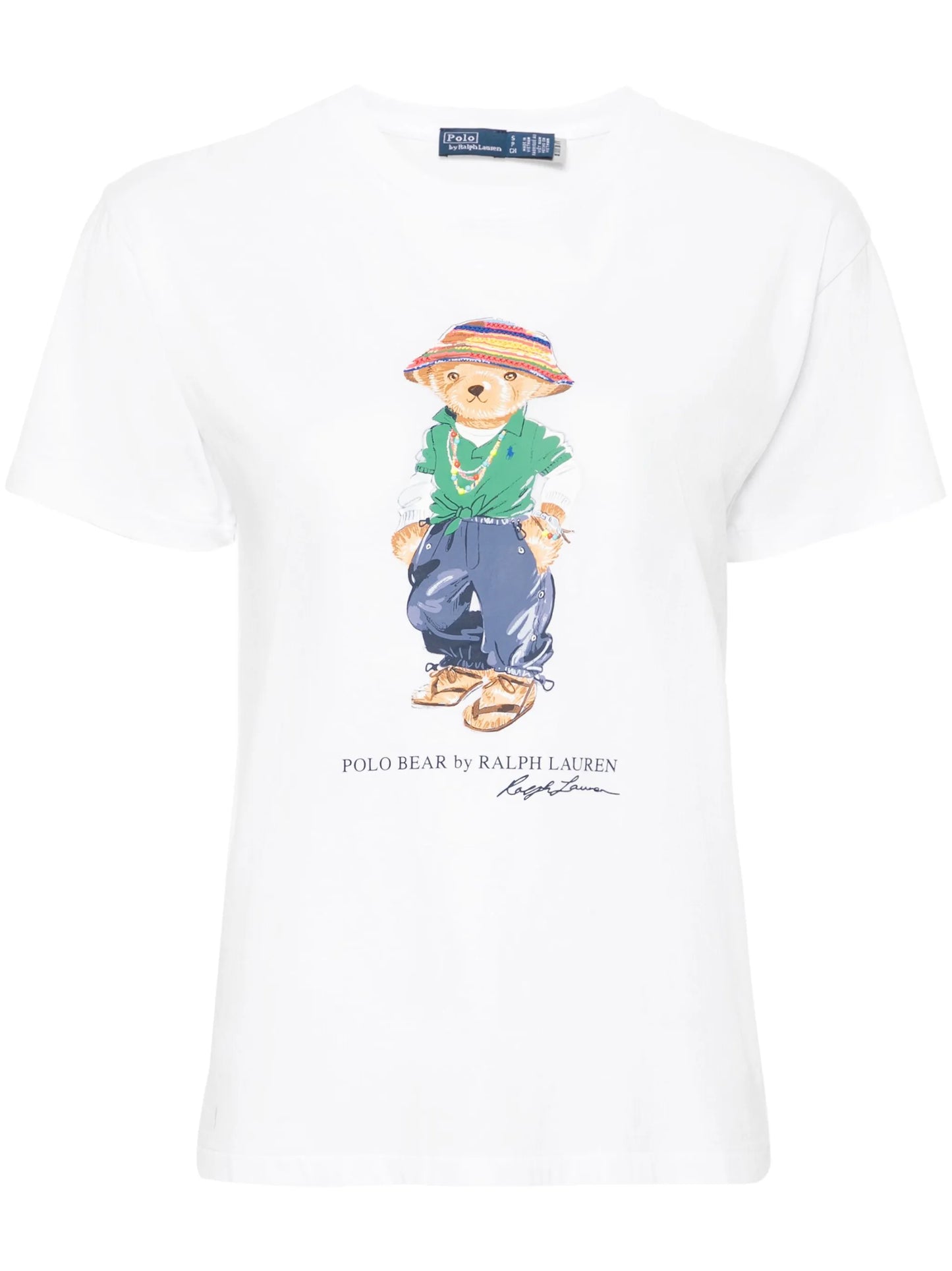 Polo Bear-print cotton T-shirt