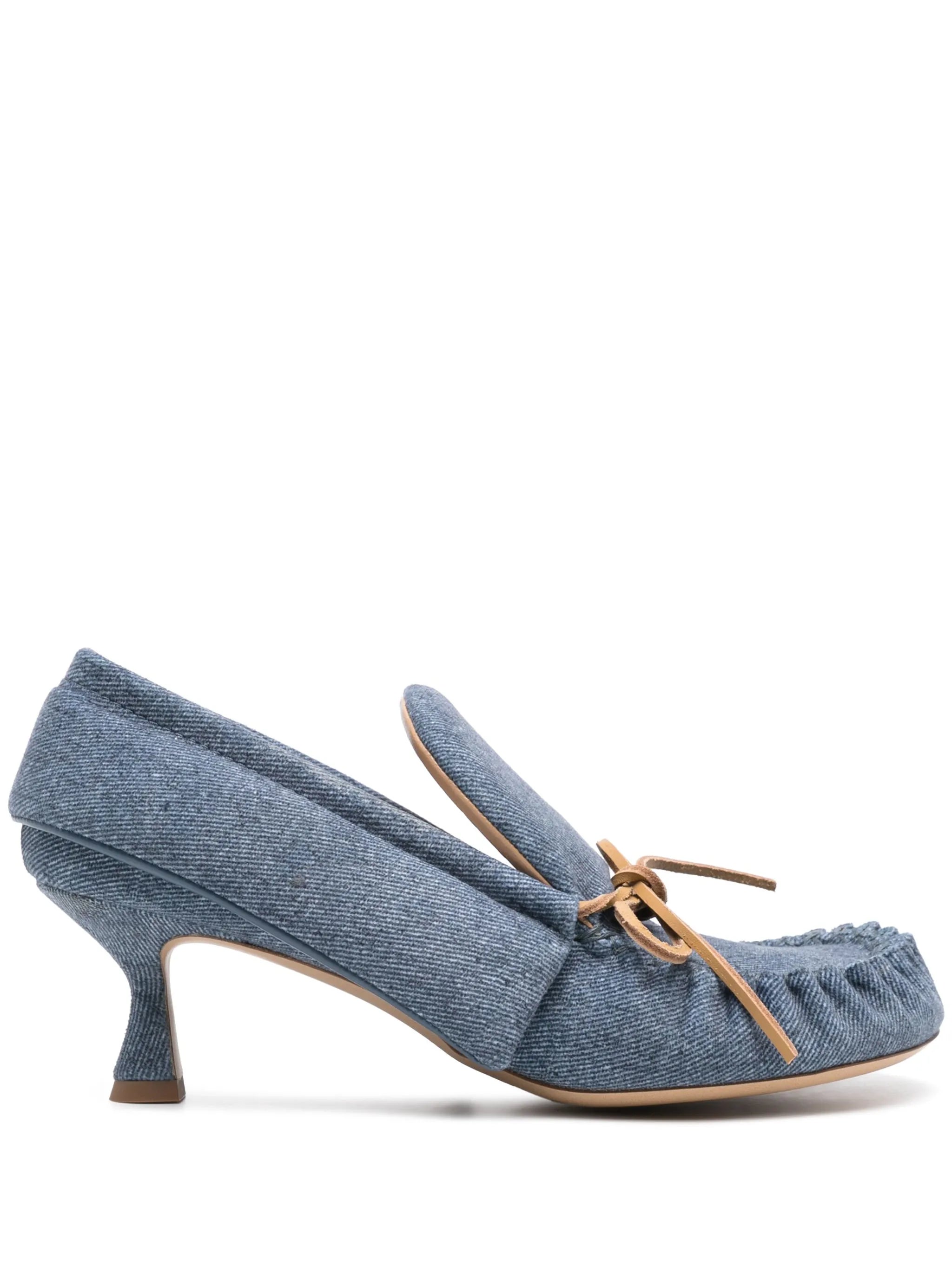 80mm moc-stitching pumps
