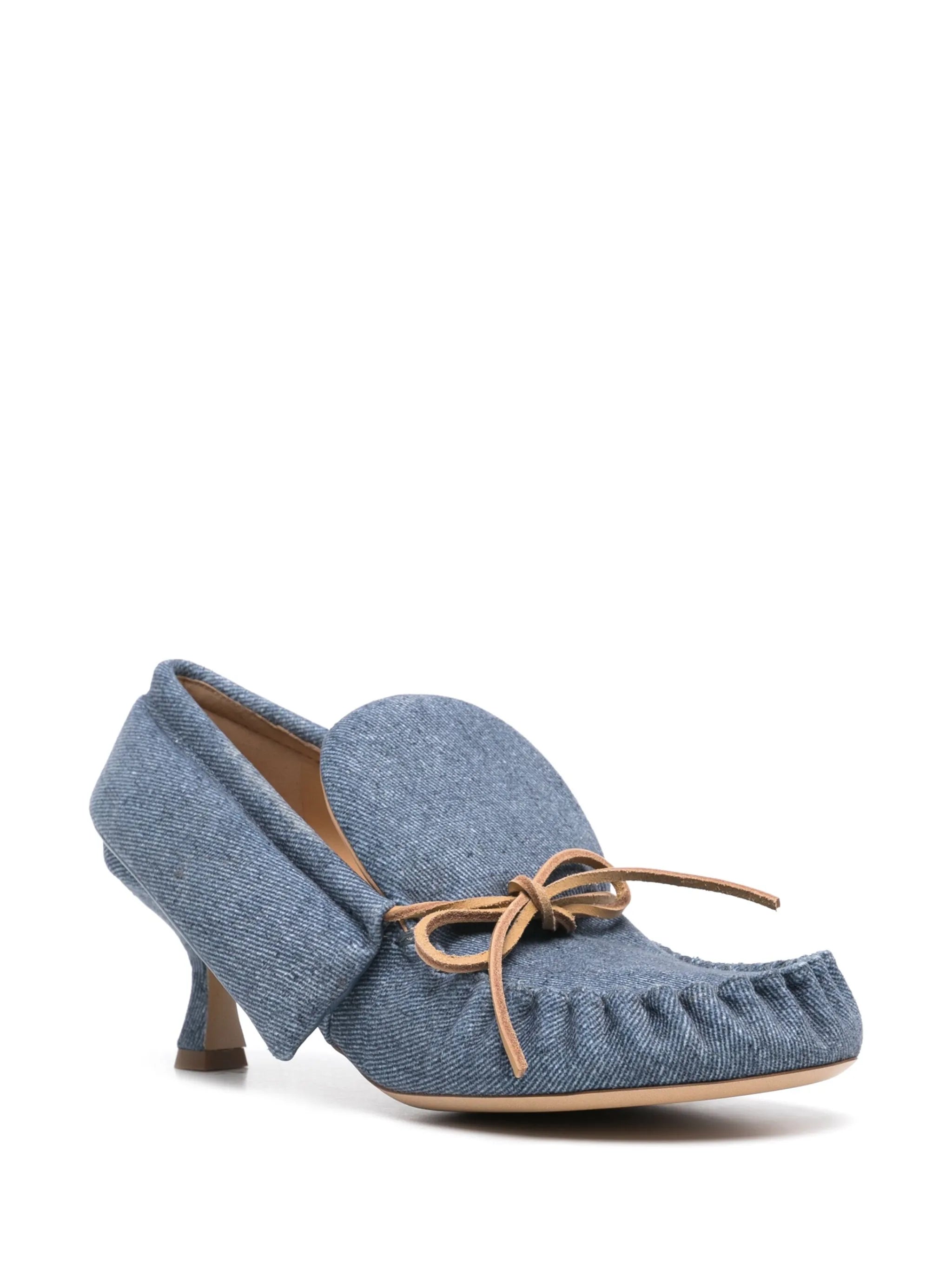 80mm moc-stitching pumps