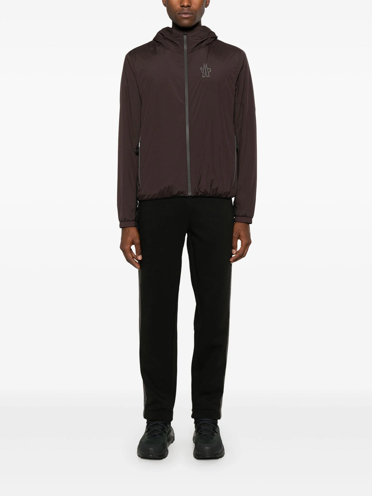 logo-patch track pants