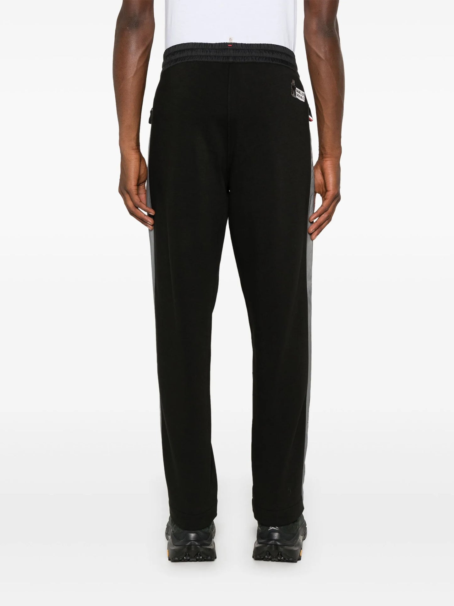 logo-patch track pants