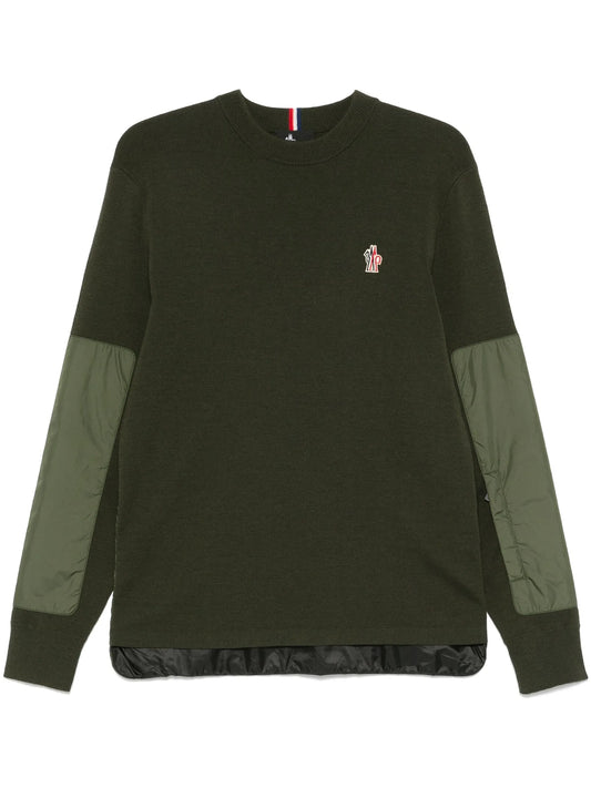 logo-patch sweater