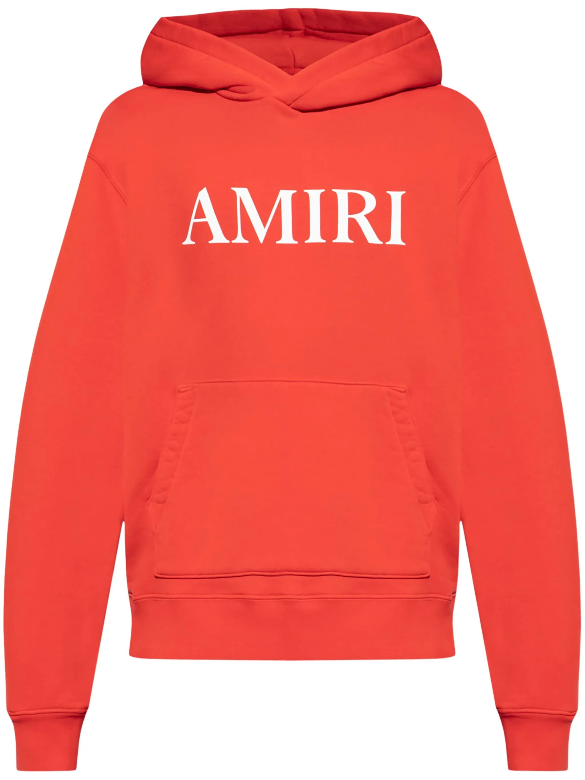 logo-print cotton hoodie