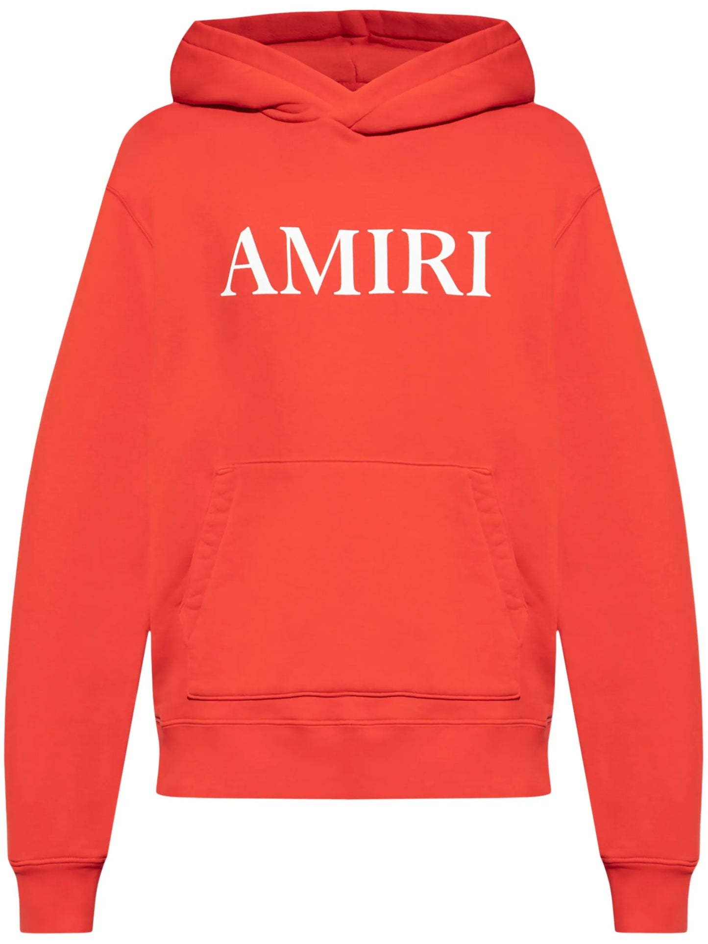logo-print cotton hoodie