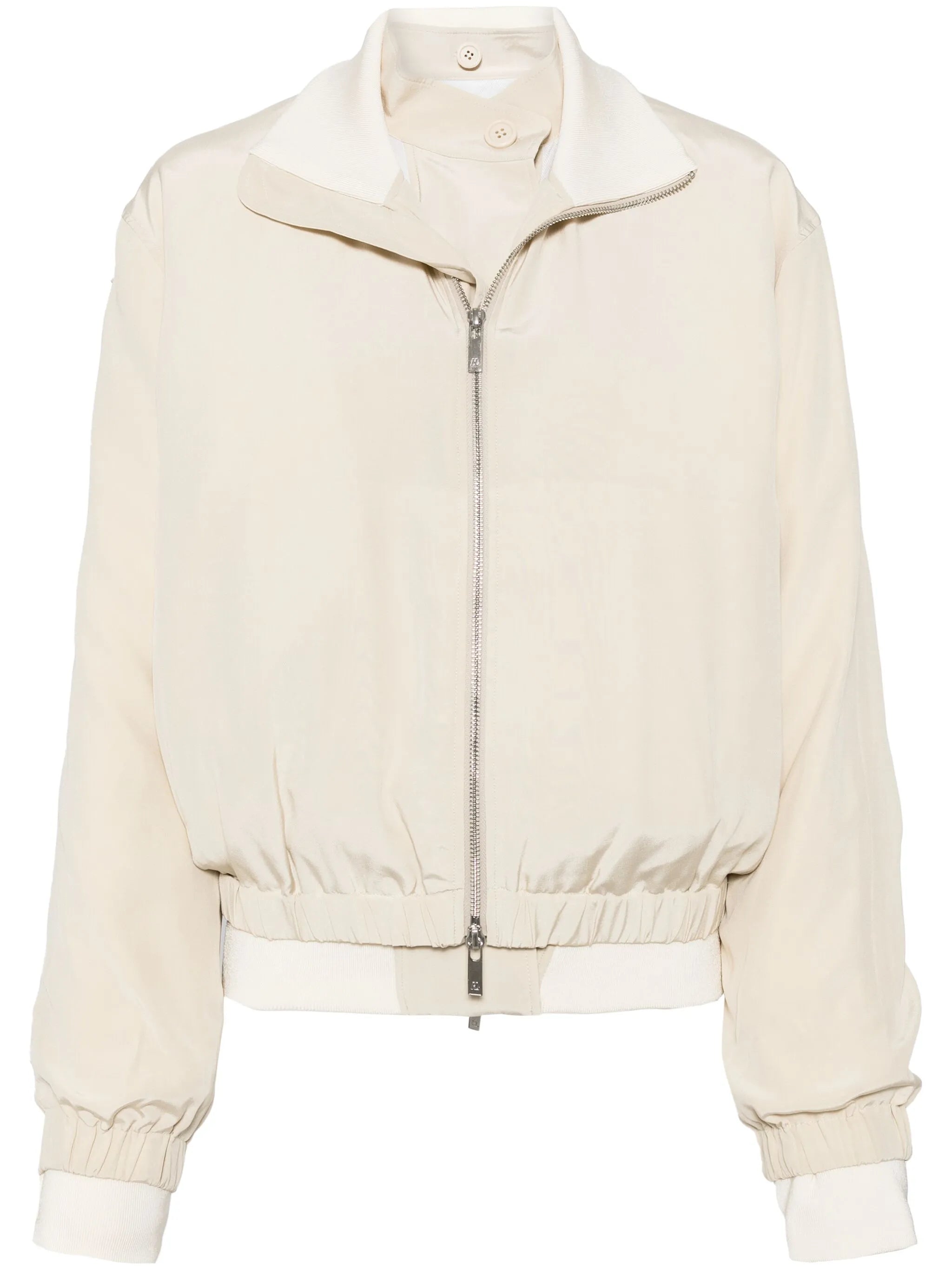 panelled reversible bomber jacket