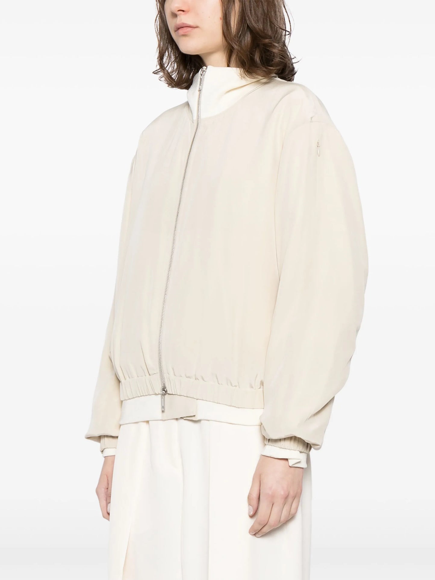 panelled reversible bomber jacket