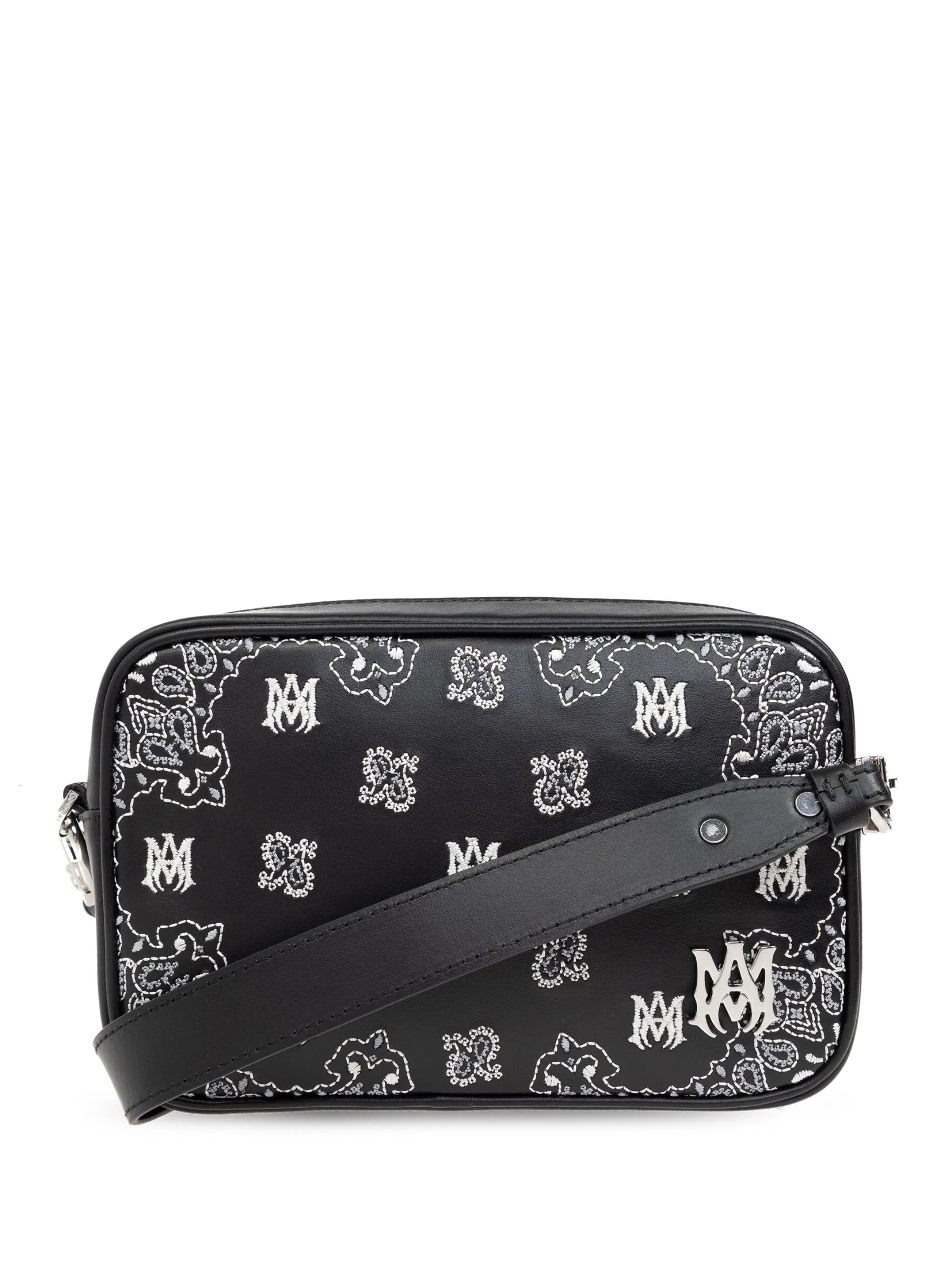 Bandana leather crossbody bag