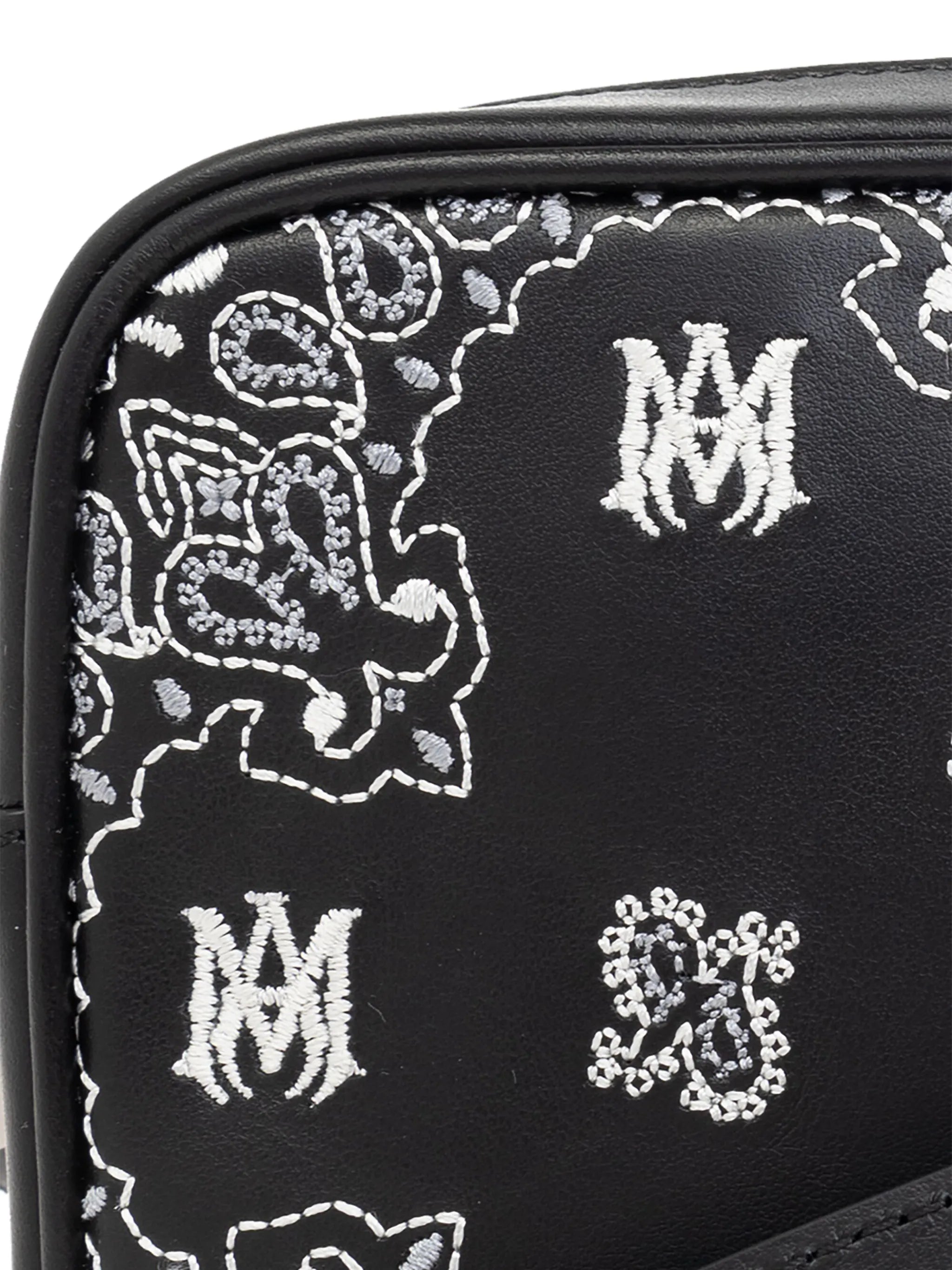 Bandana leather crossbody bag