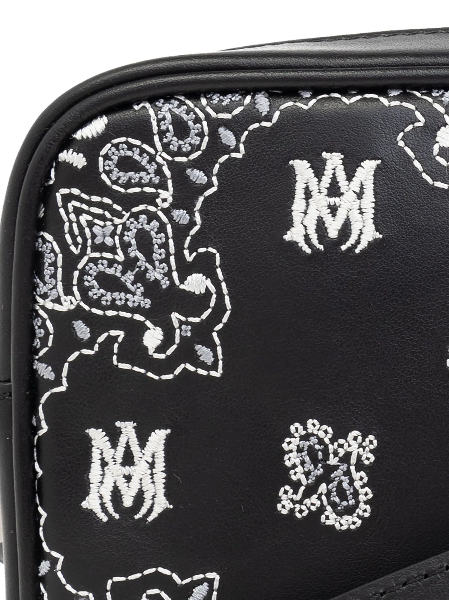 Bandana leather crossbody bag