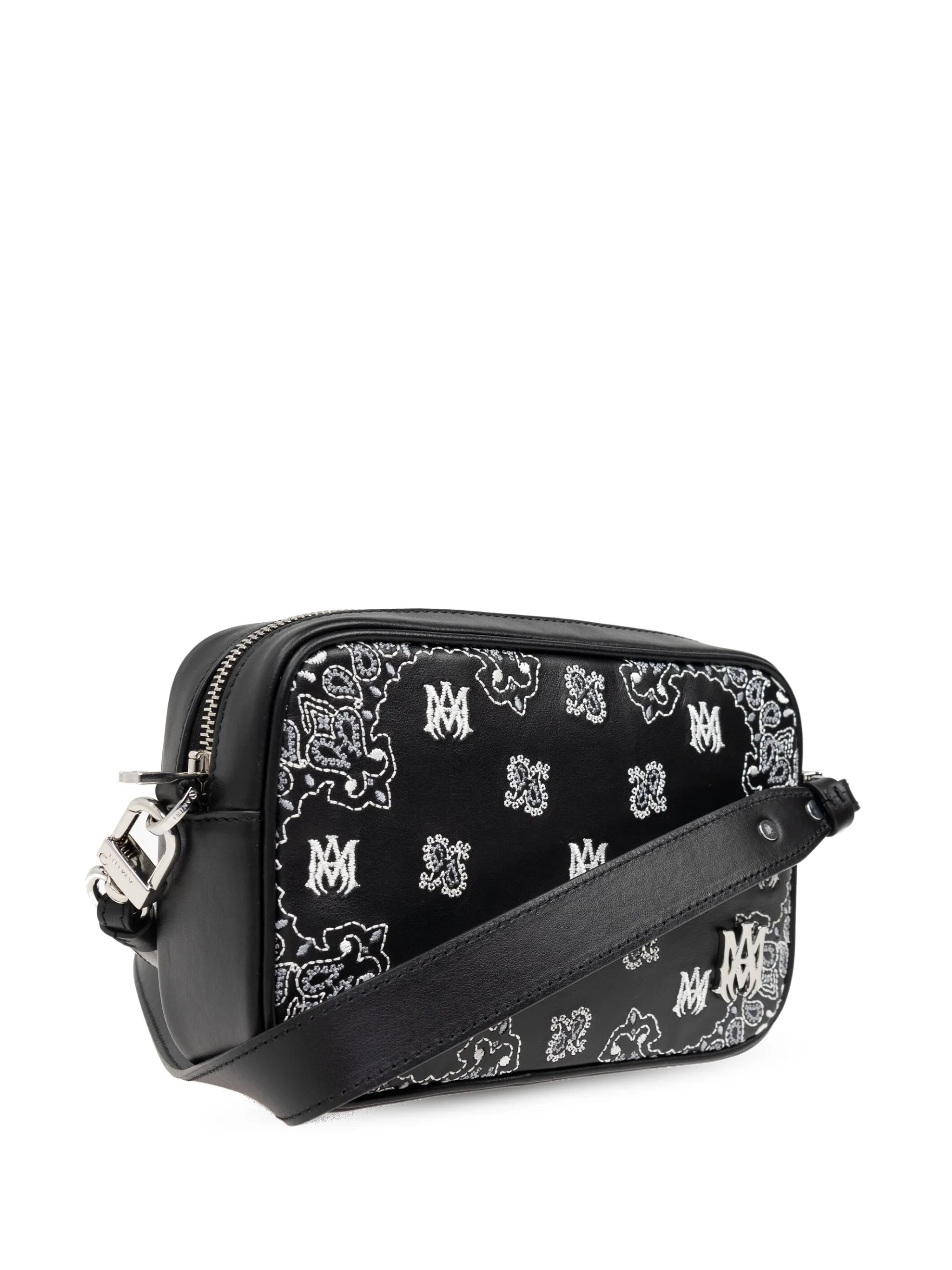 Bandana leather crossbody bag