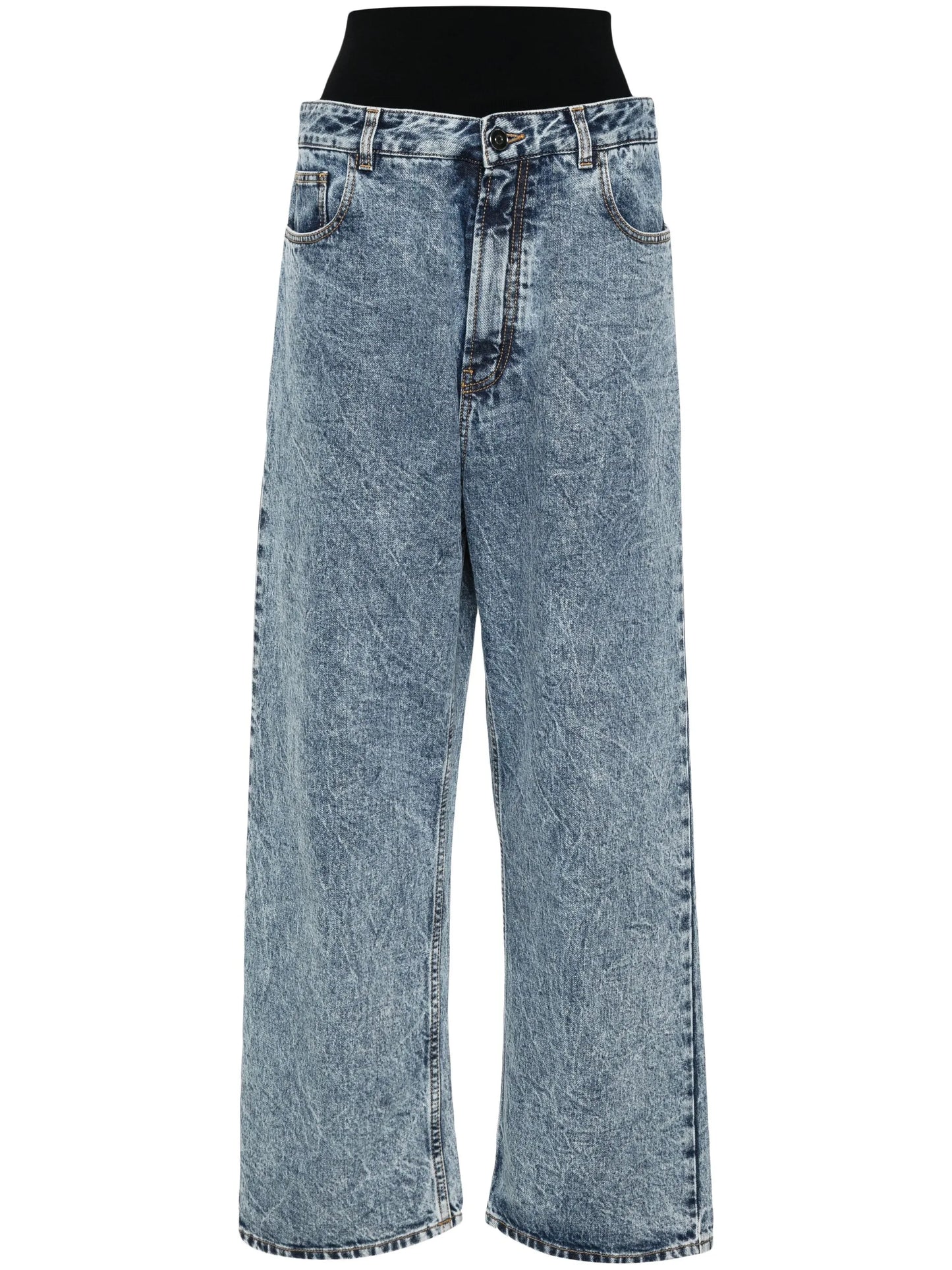 knit-band jeans