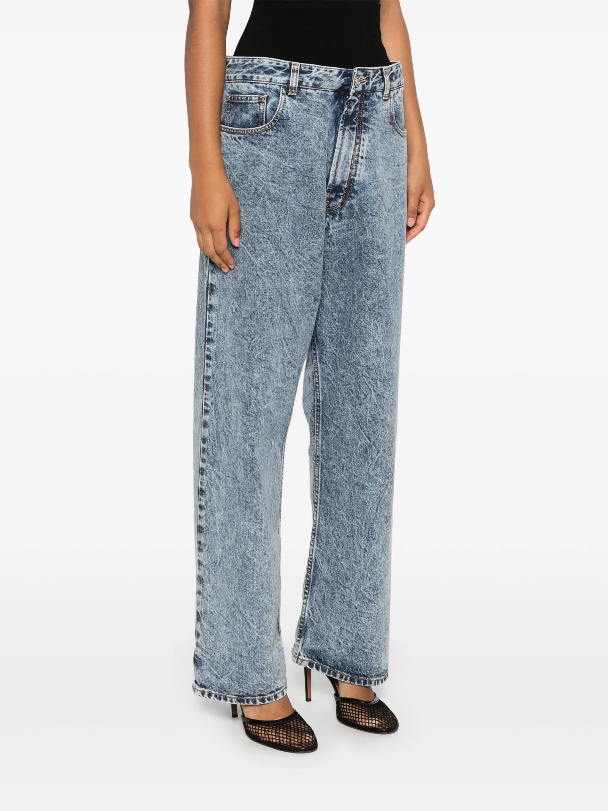 knit-band jeans